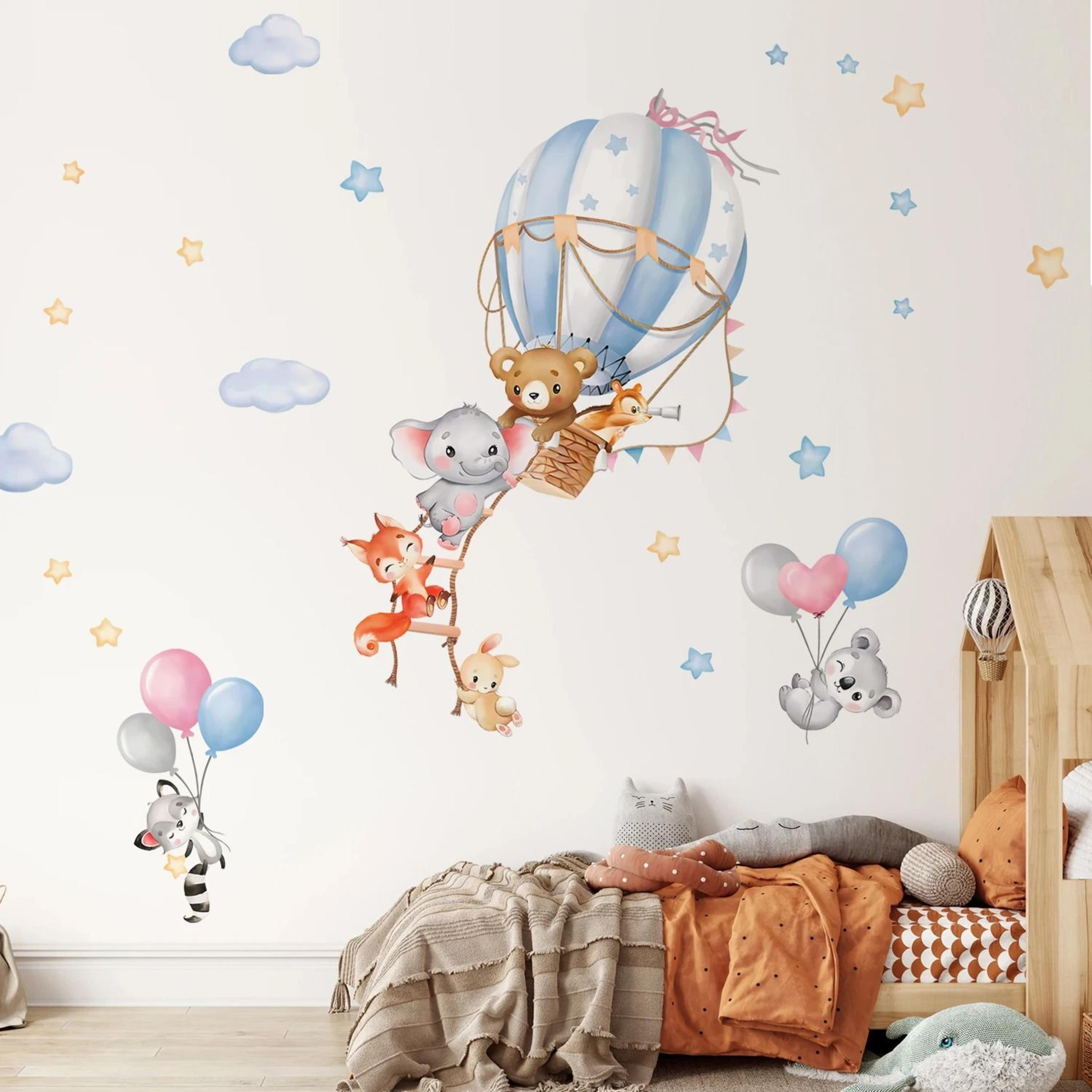 Pink Bear Wall Stickers Kids Room Wall Decals Nursery Wall Decor 5