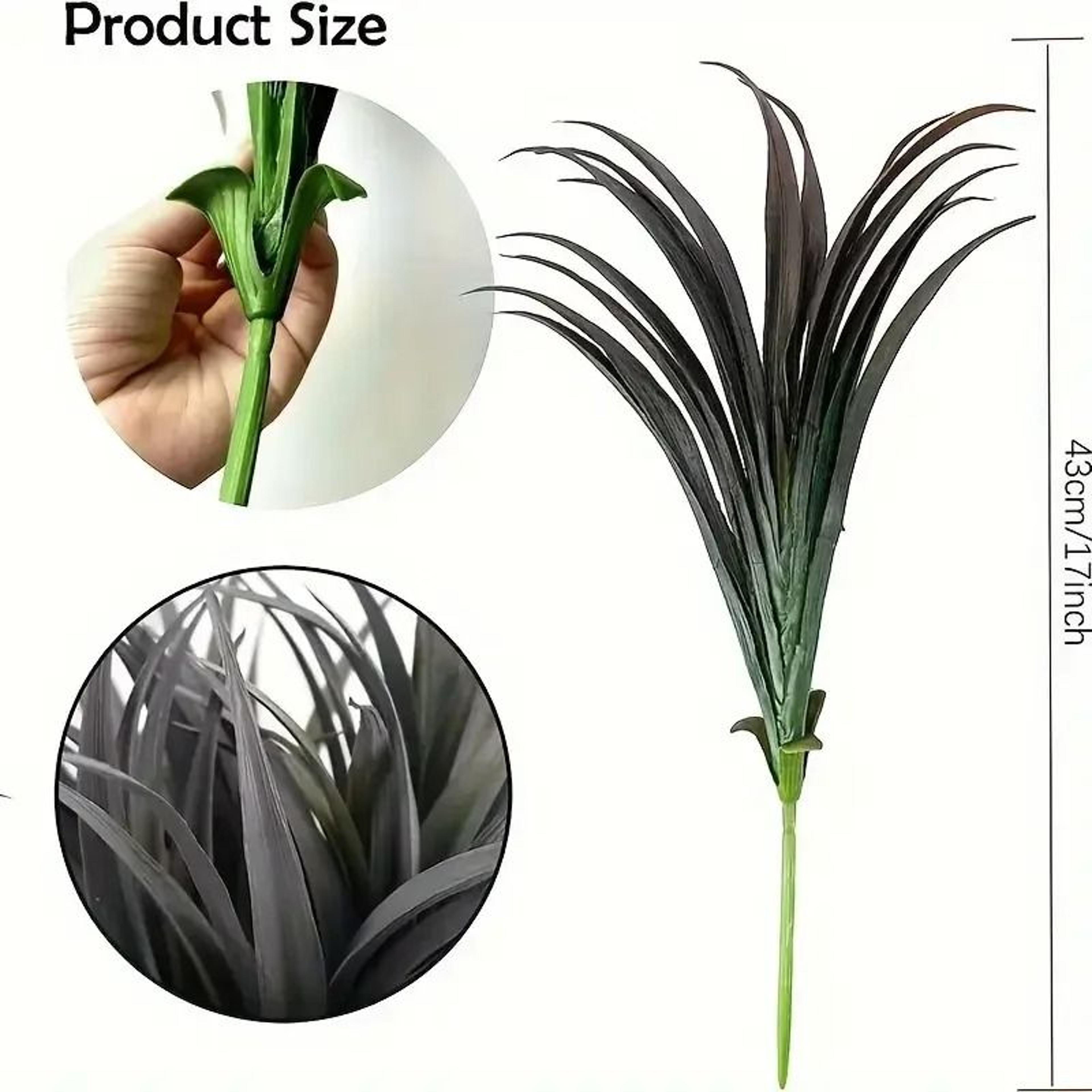 UV Resistant Artificial Tropical Plants Outdoor Fake Grass And Flowers Decor 12