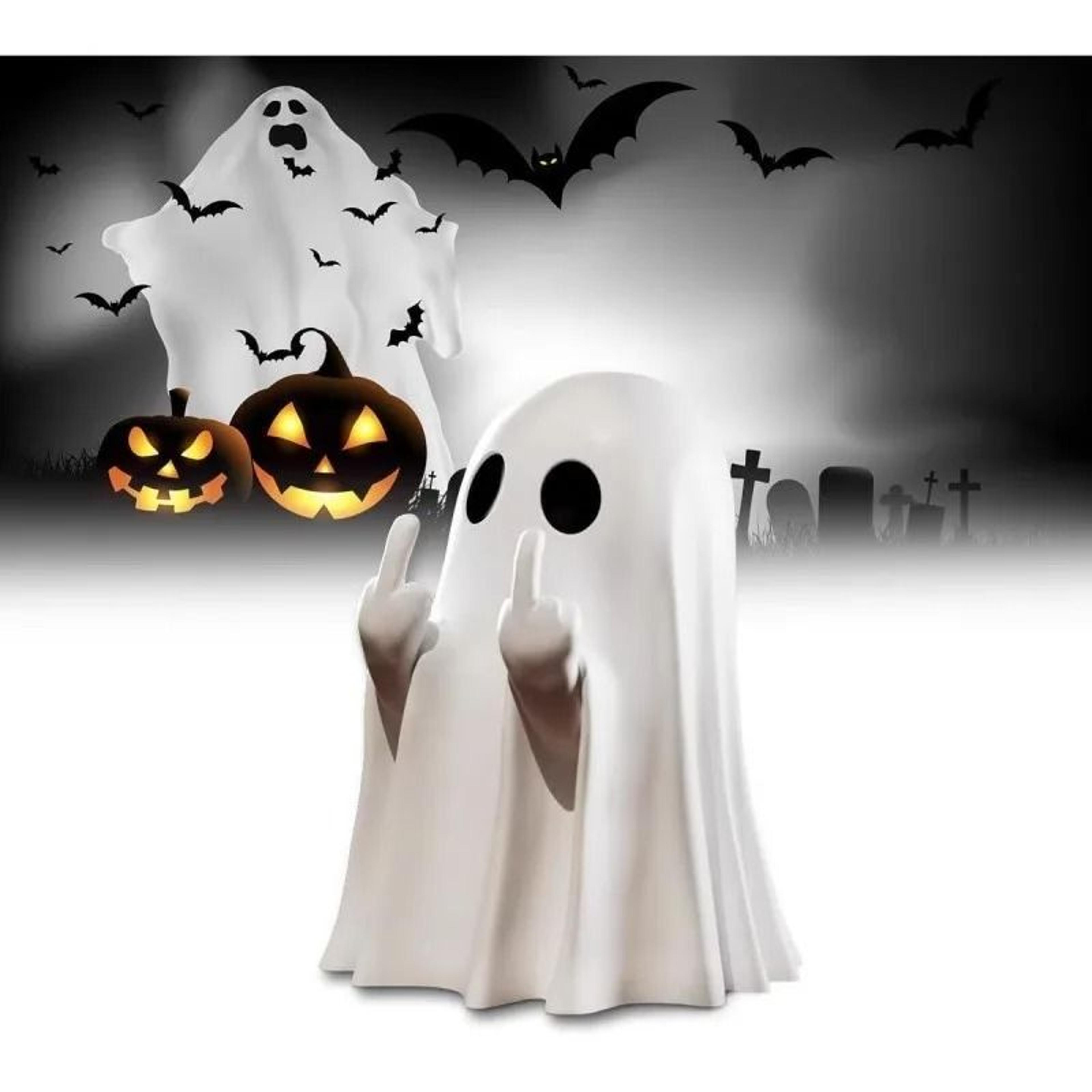 funny halloween ghost figurine cute spooky tabletop ghost decor statue