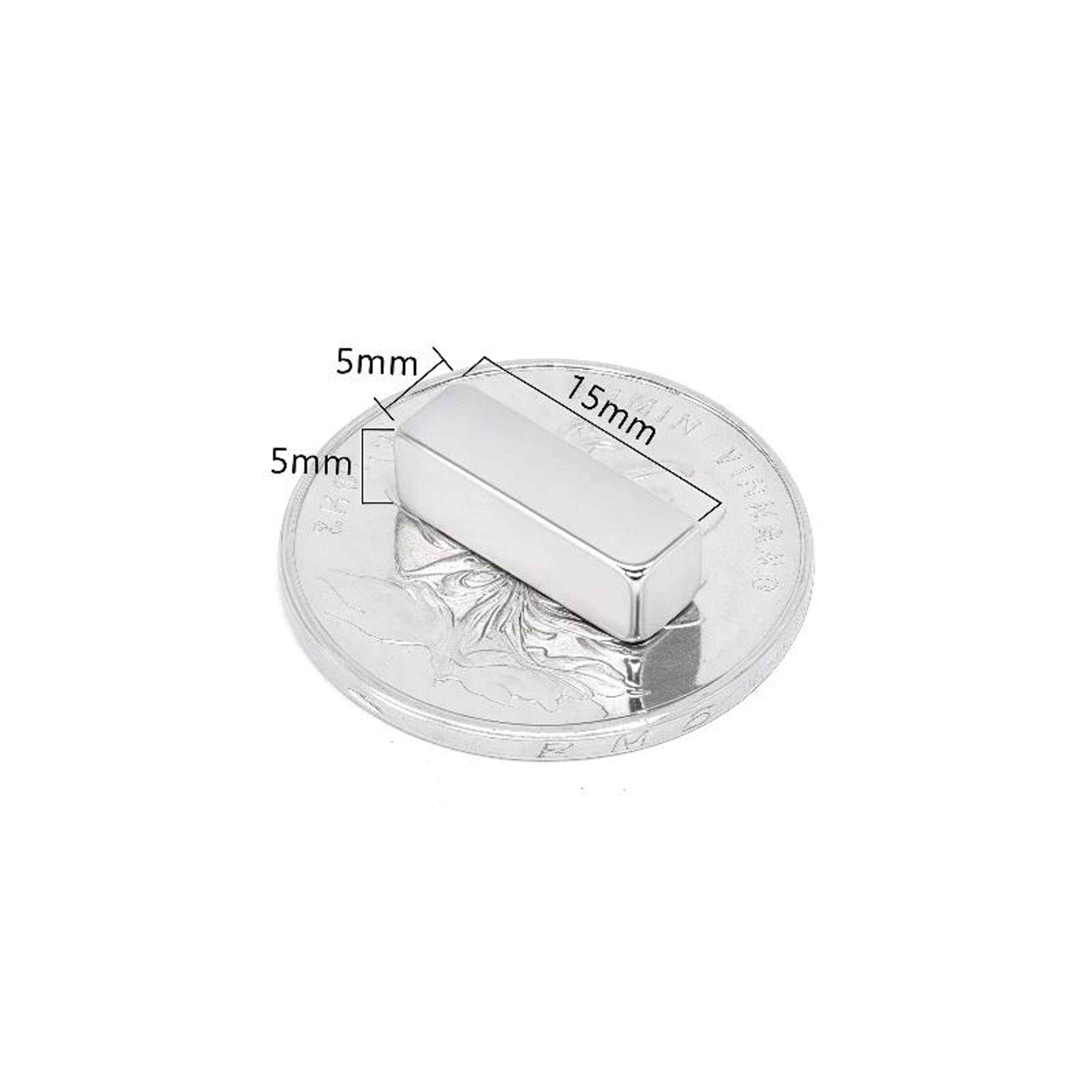 N52 Strong Neodymium Square Magnets Small Powerful Refrigerator And Office Magnets Set 6