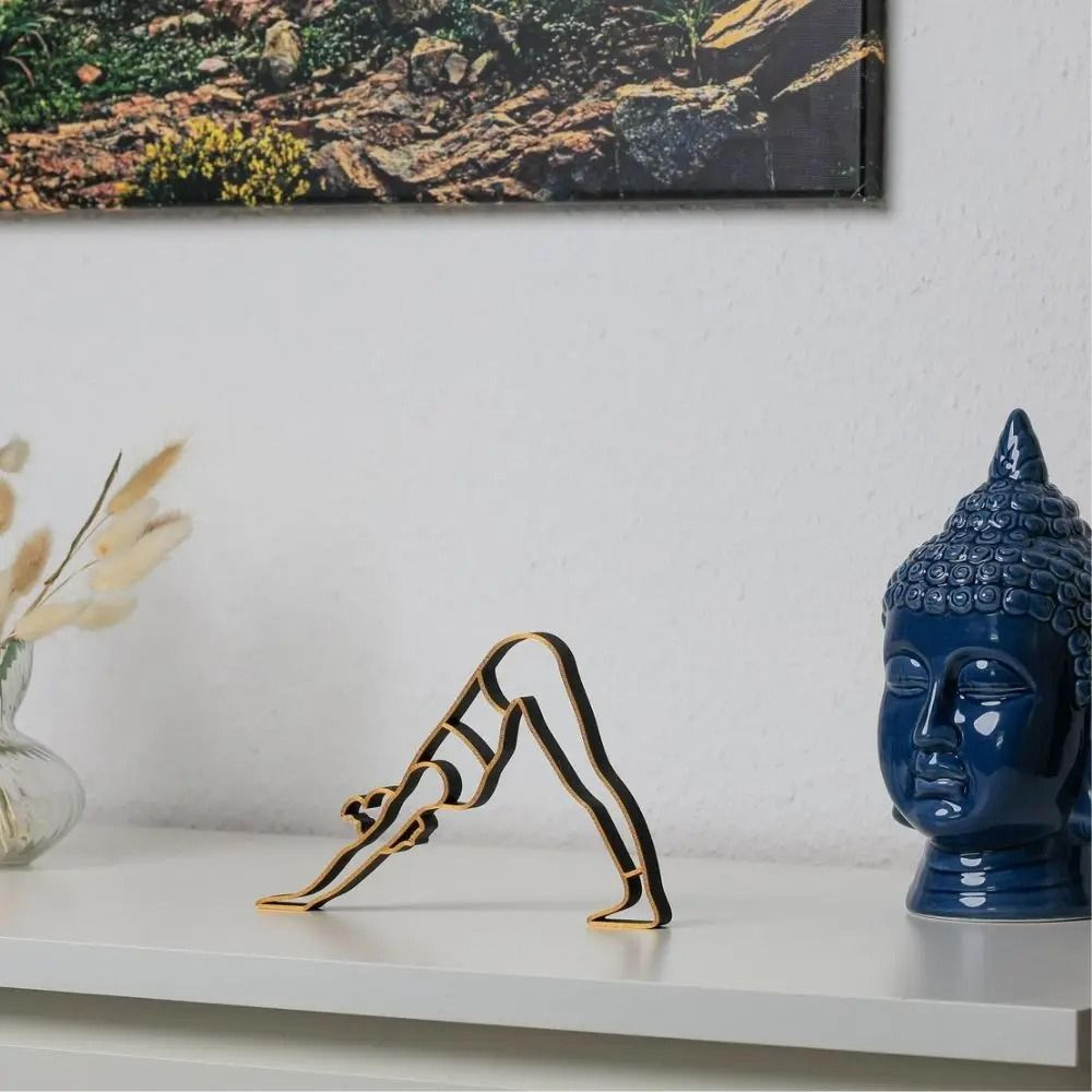 Abstract Yoga Lady Figurine Meditation Decor Modern Yoga Home Decor Sculpture 4