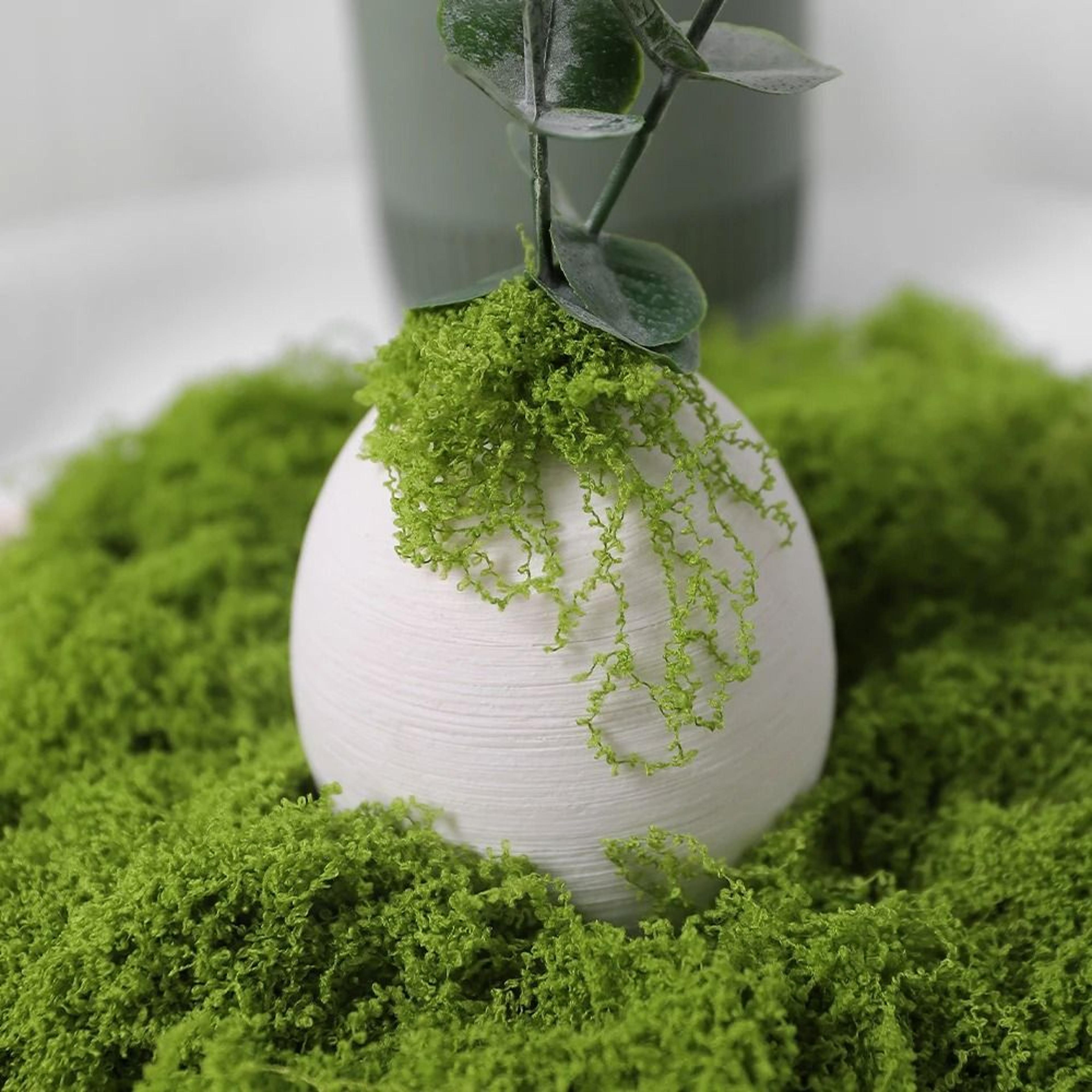 Artificial Moss Decor Faux Preserved Green Moss For DIY Crafts And Home Styling 8