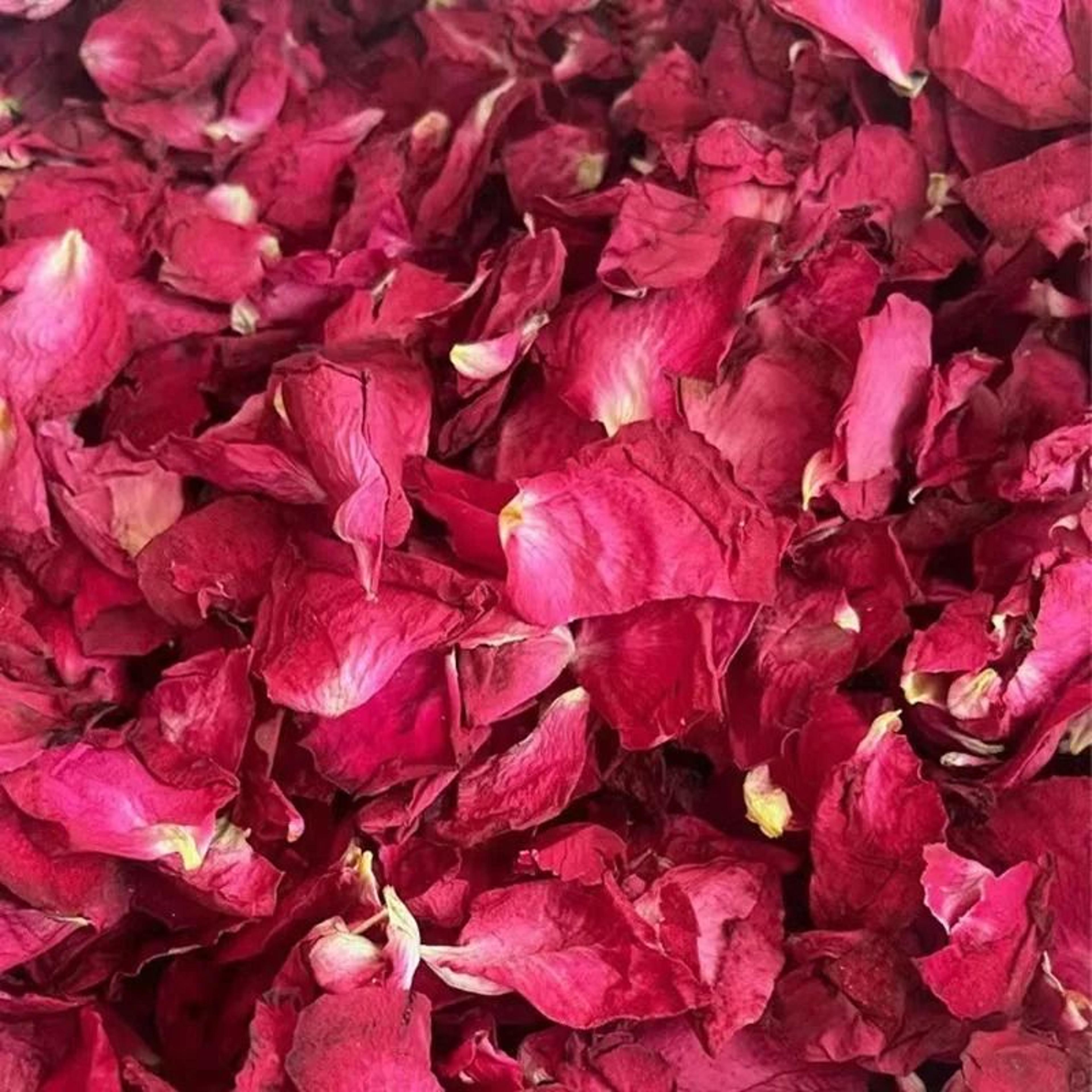 Natural Dried Rose Petals For Bath Aromatherapy Spa And Wedding Decor 5