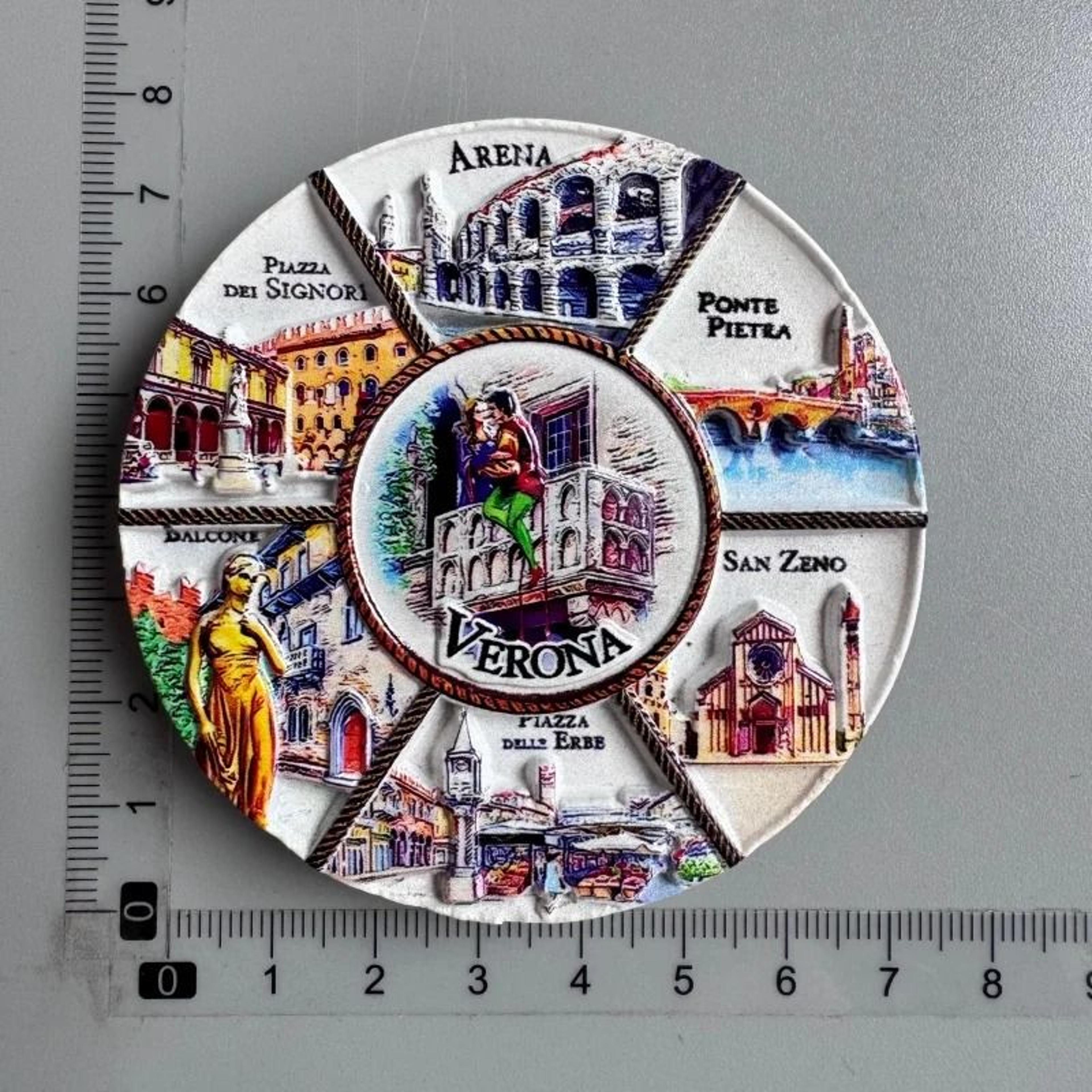 Verona Italy Souvenir Fridge Magnet City Landmark Travel Decor 9