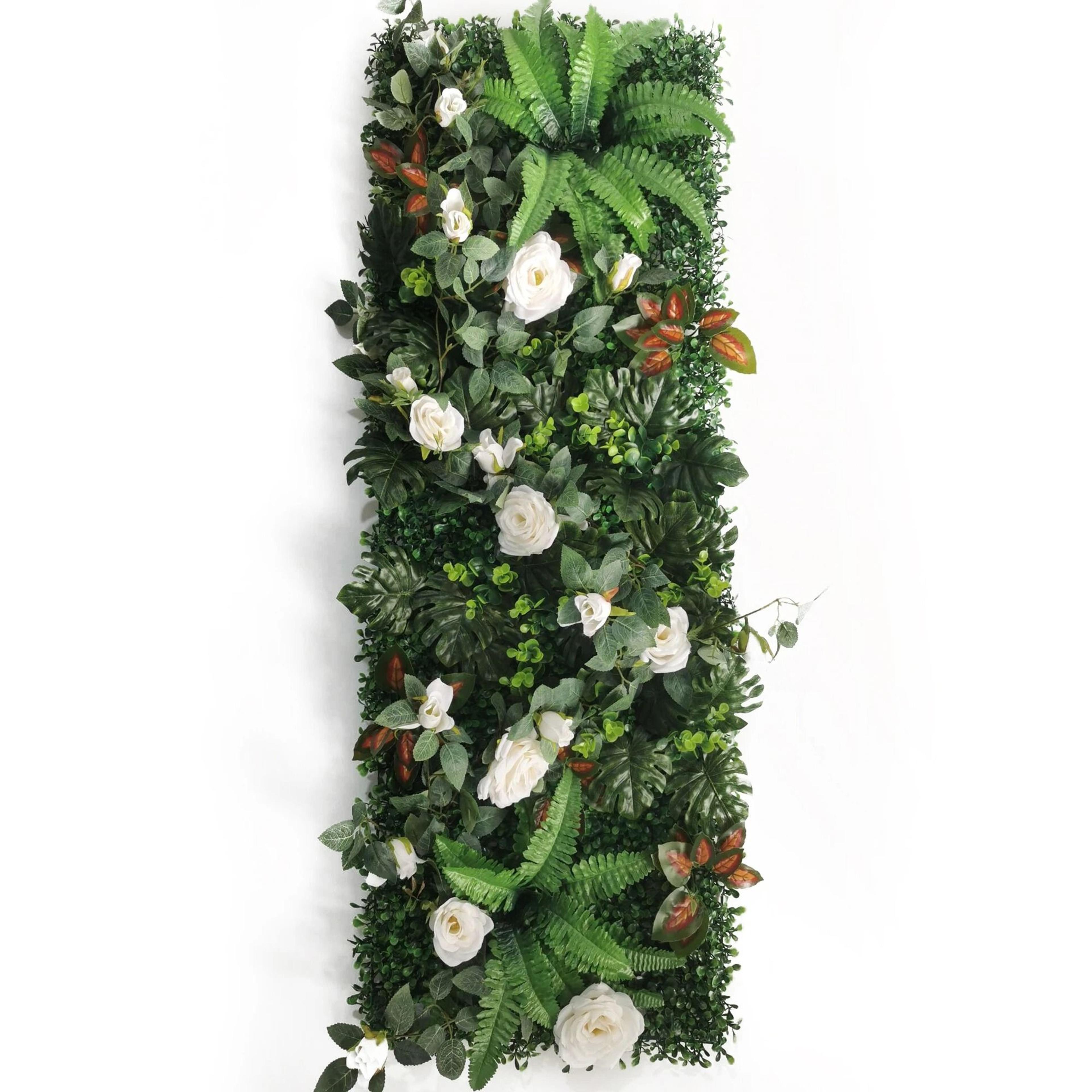 Artificial Green Wall Panel Fake Grass Moss Decor For Indoor Outdoor Spaces 2