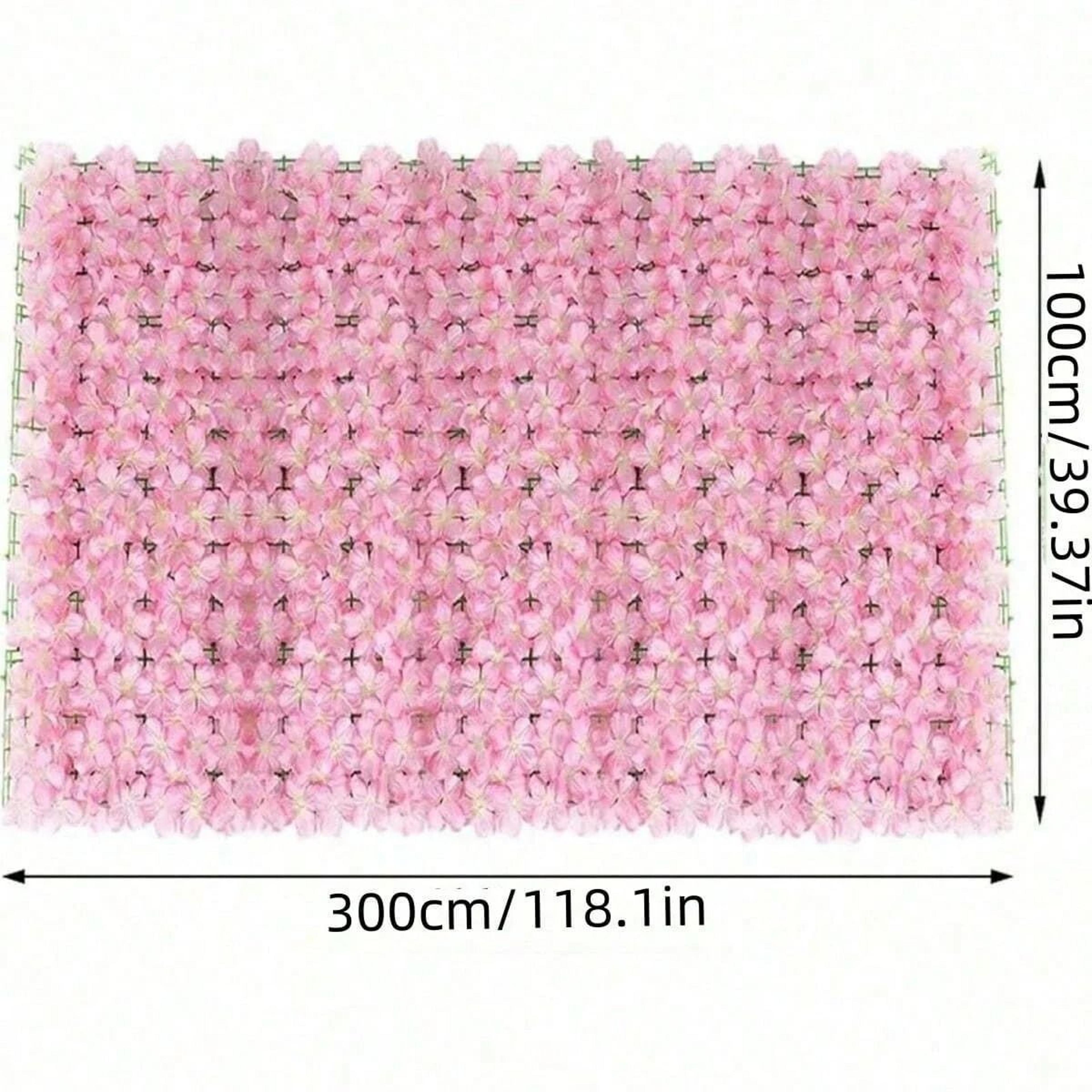 Expandable Artificial Ivy Fence Privacy Screen With Flowers 4