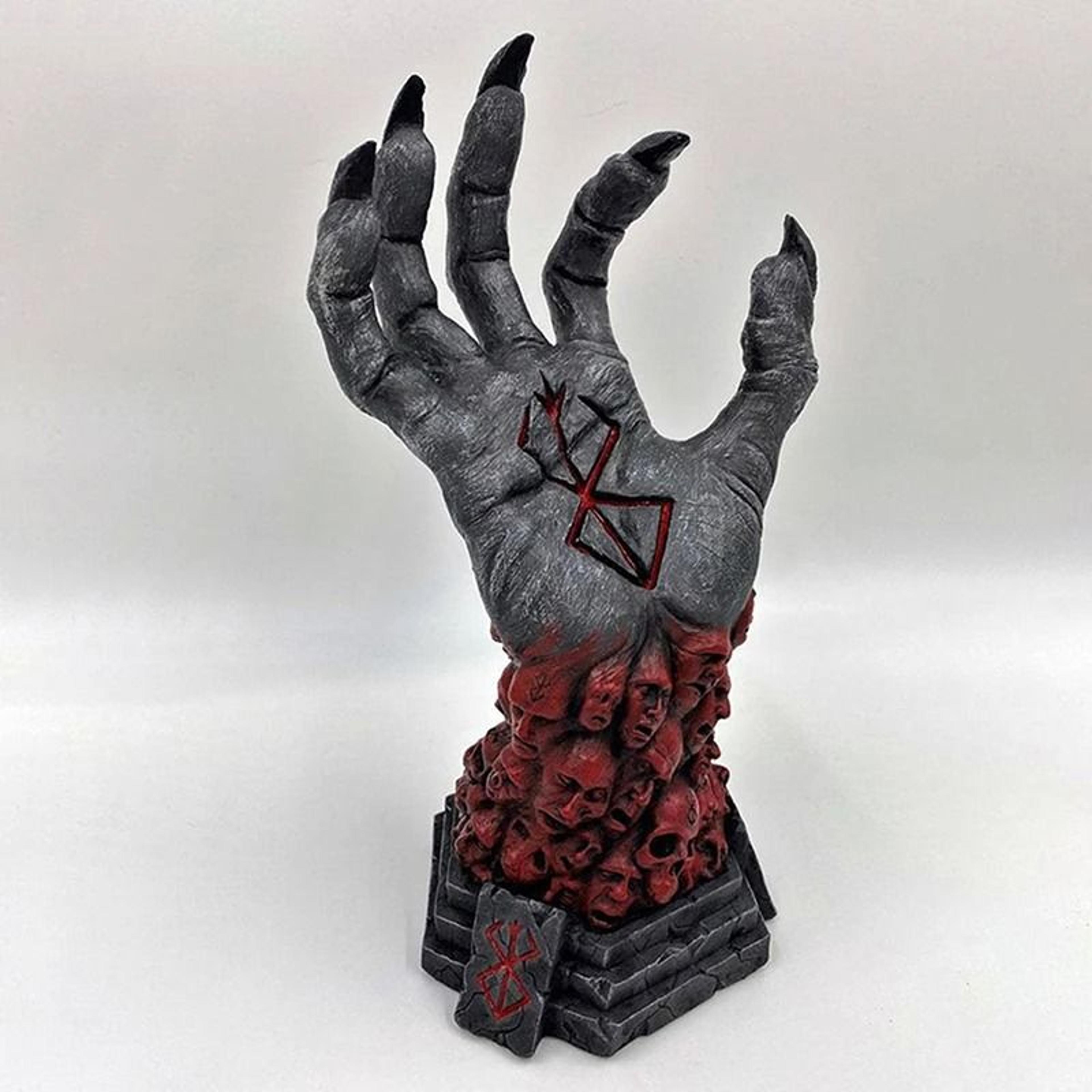 Grim Reaper Skull Figurine Gothic Resin Rune Decor Dark Fantasy Ornament 6