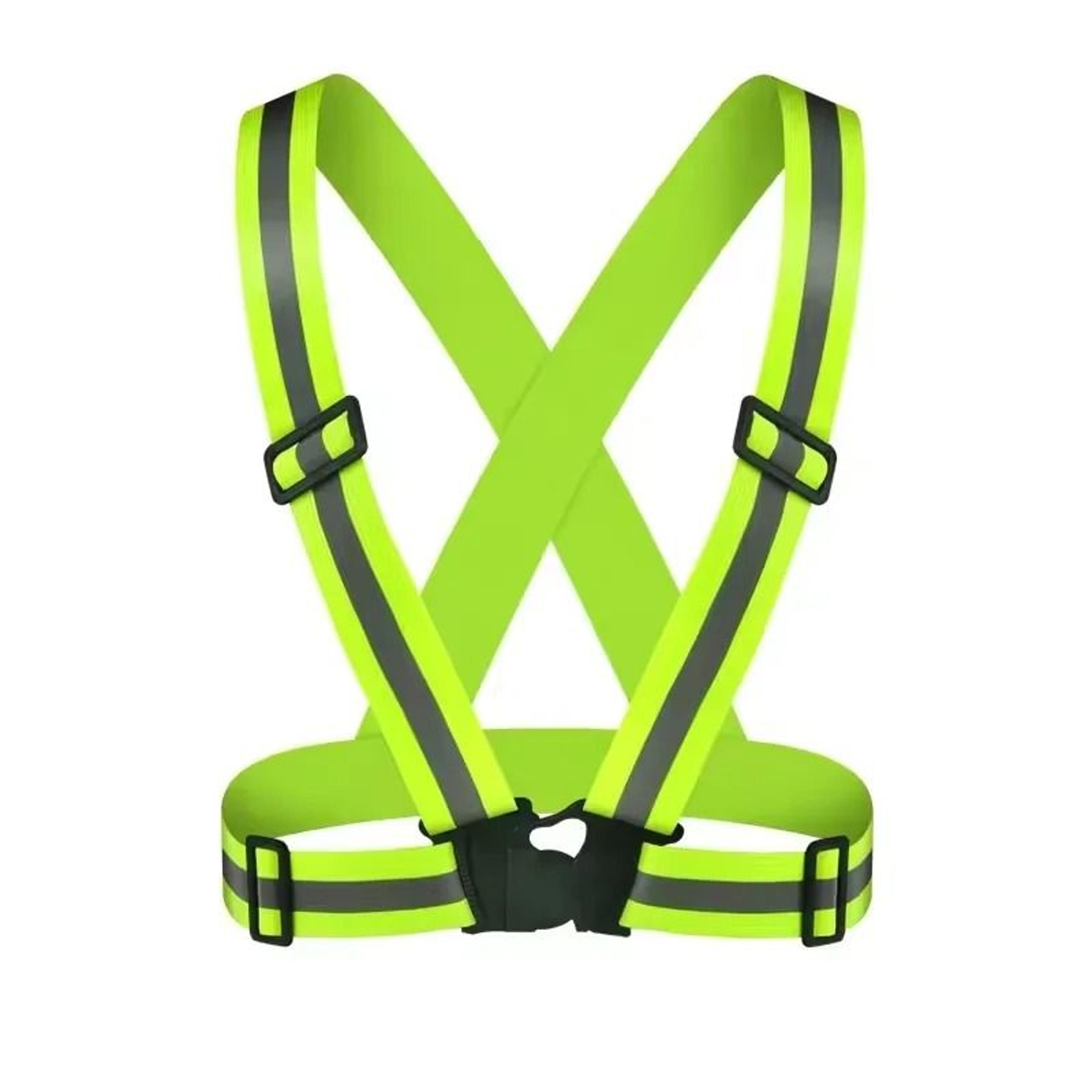 Adjustable Reflective Safety Vest Lightweight Night Visibility Running And Cycling Gear 1