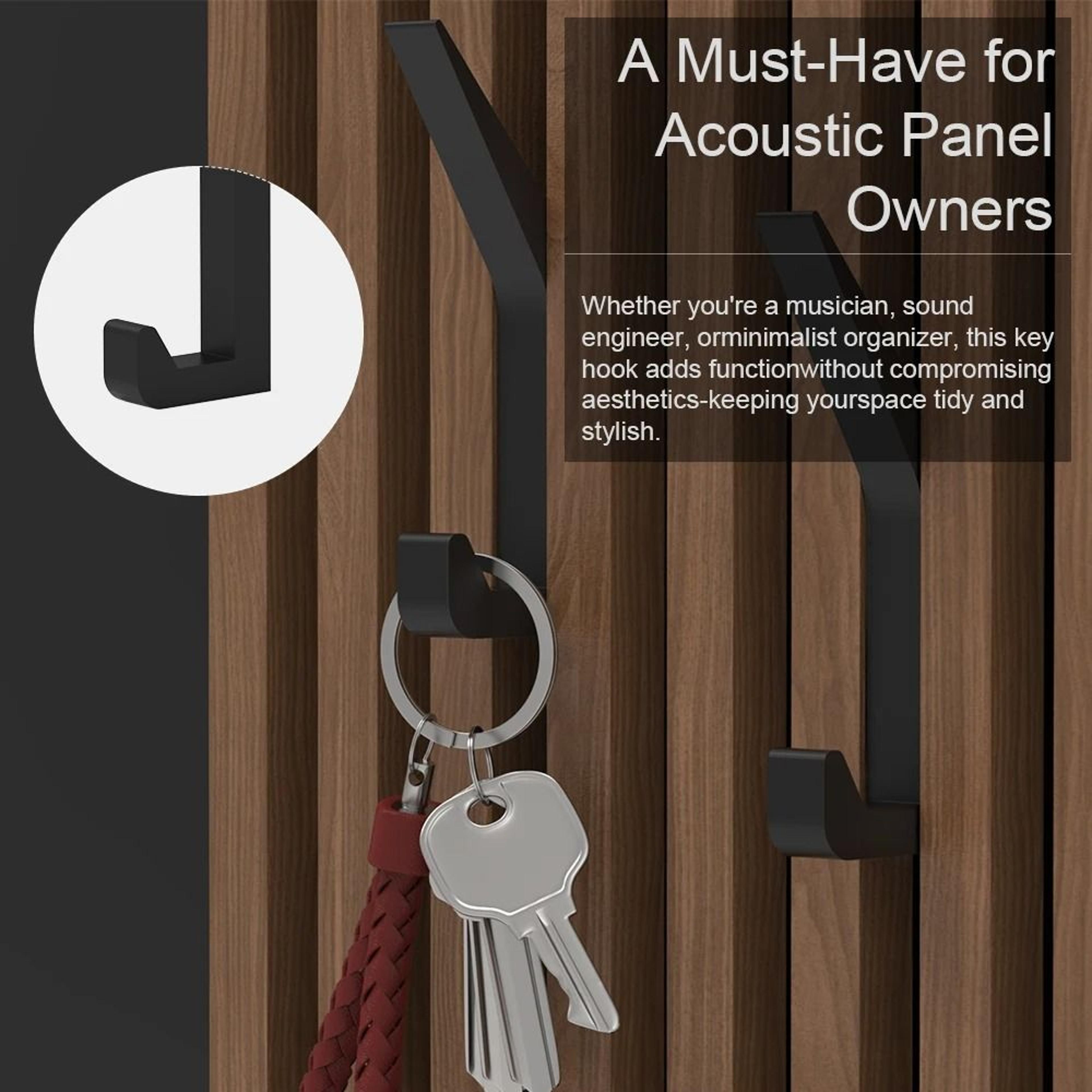 Acoustic Panel Hooks Durable Soundproof Foam Panel Mounting Hangers 4