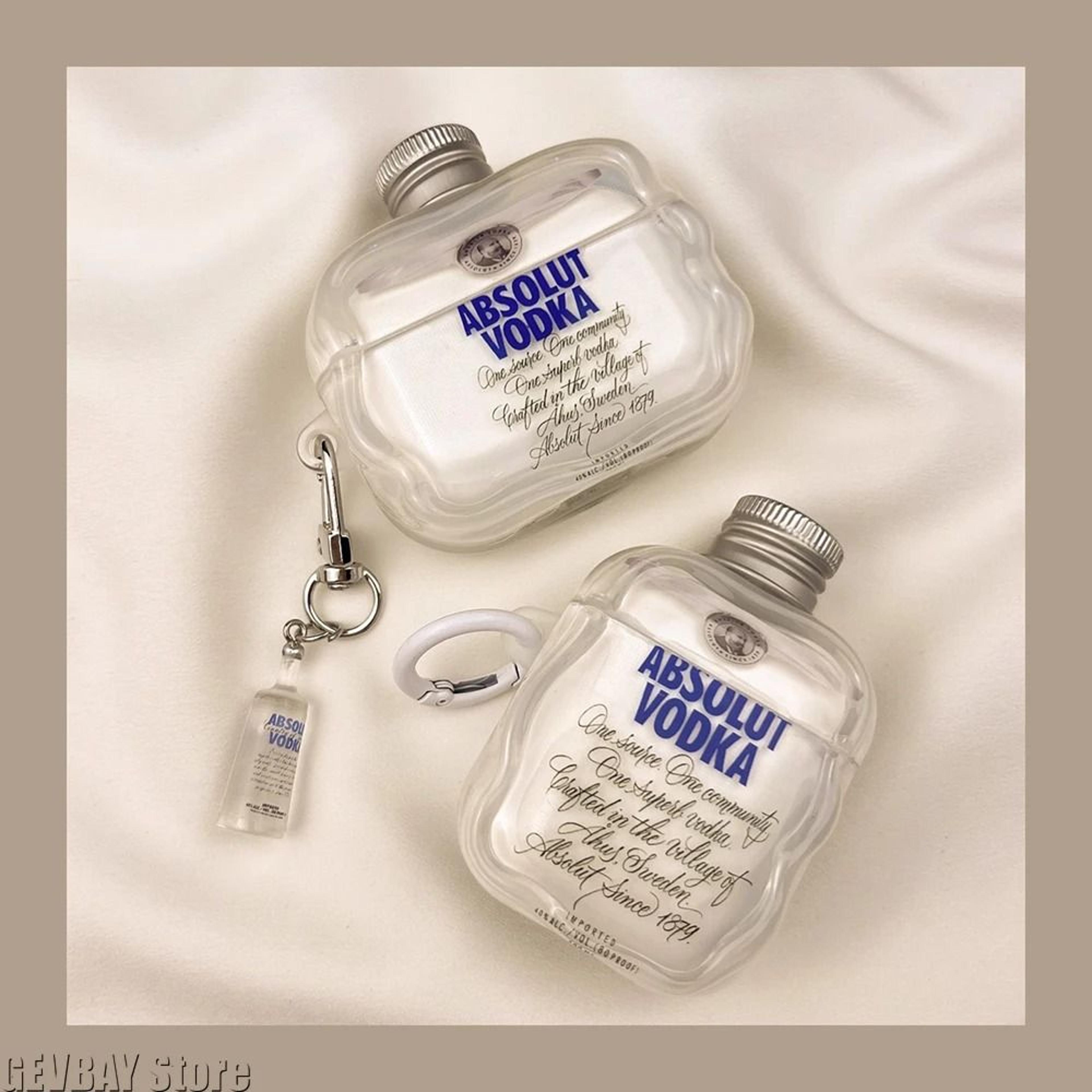 vodka style airpods case cover compatible with airpods pro 2 and airpods 4