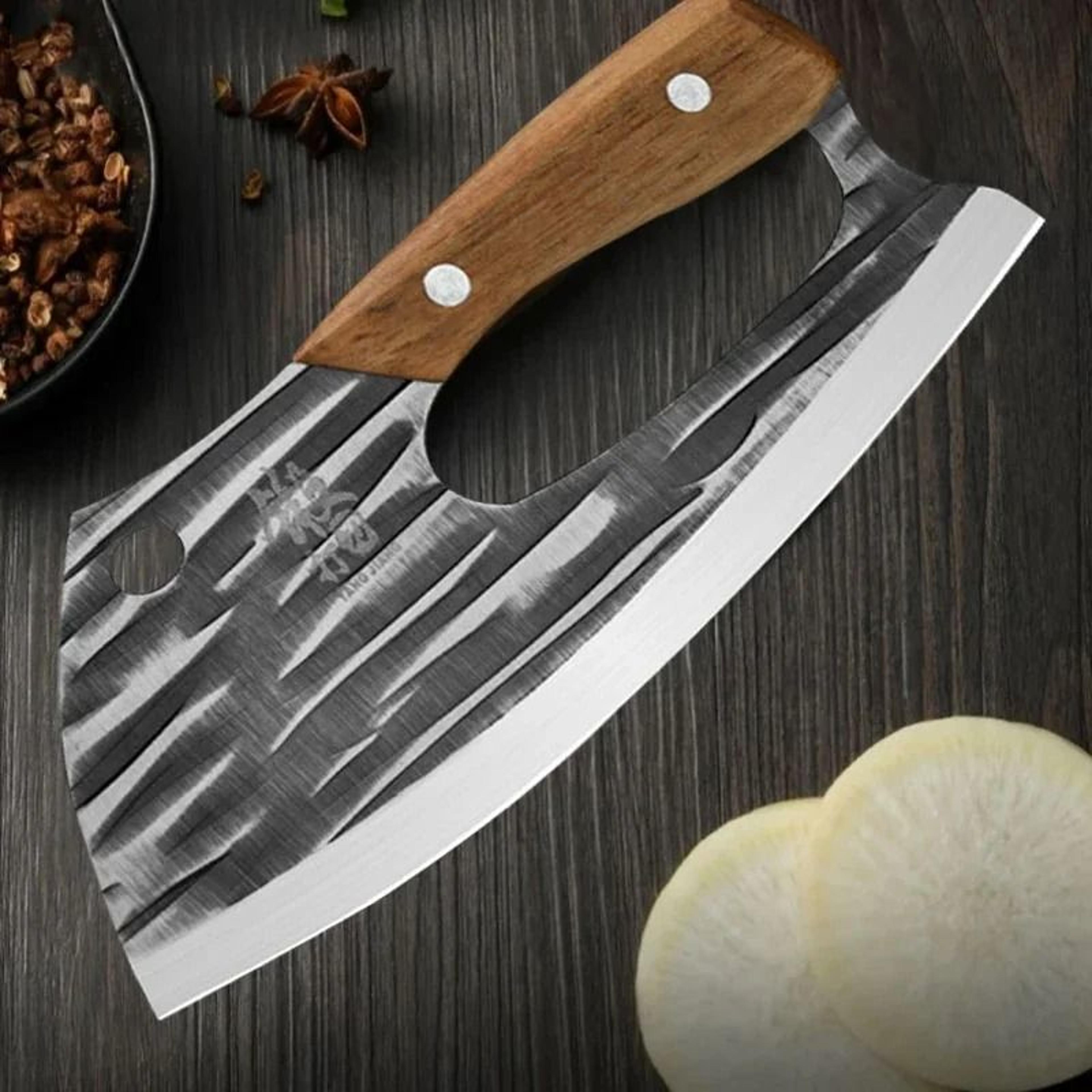 Hand Forged Stainless Steel Chef Knife Boning And Vegetable Chopper Knife 5