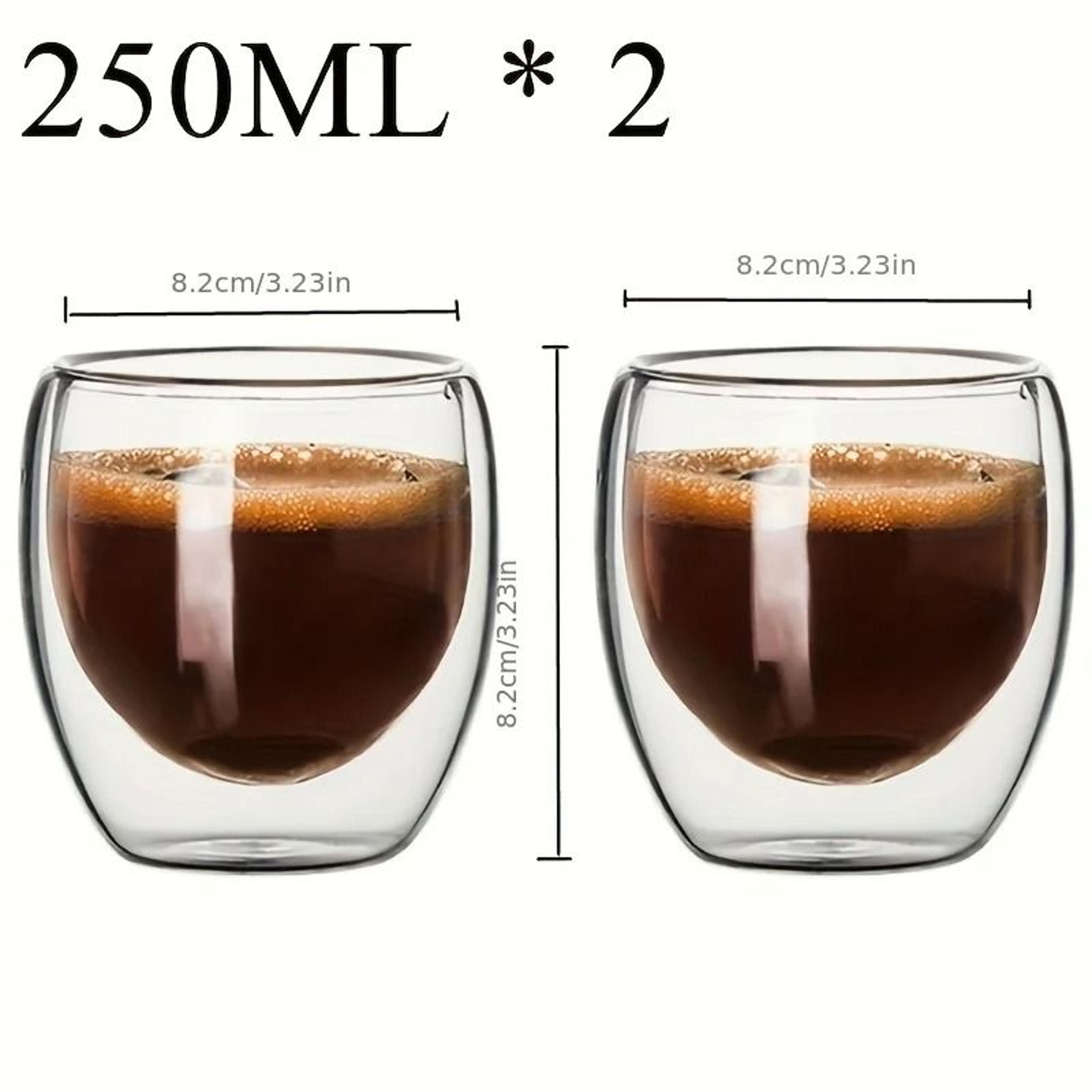 Double Wall Glass Cup Insulated Transparent Espresso Coffee And Tea Mug 1
