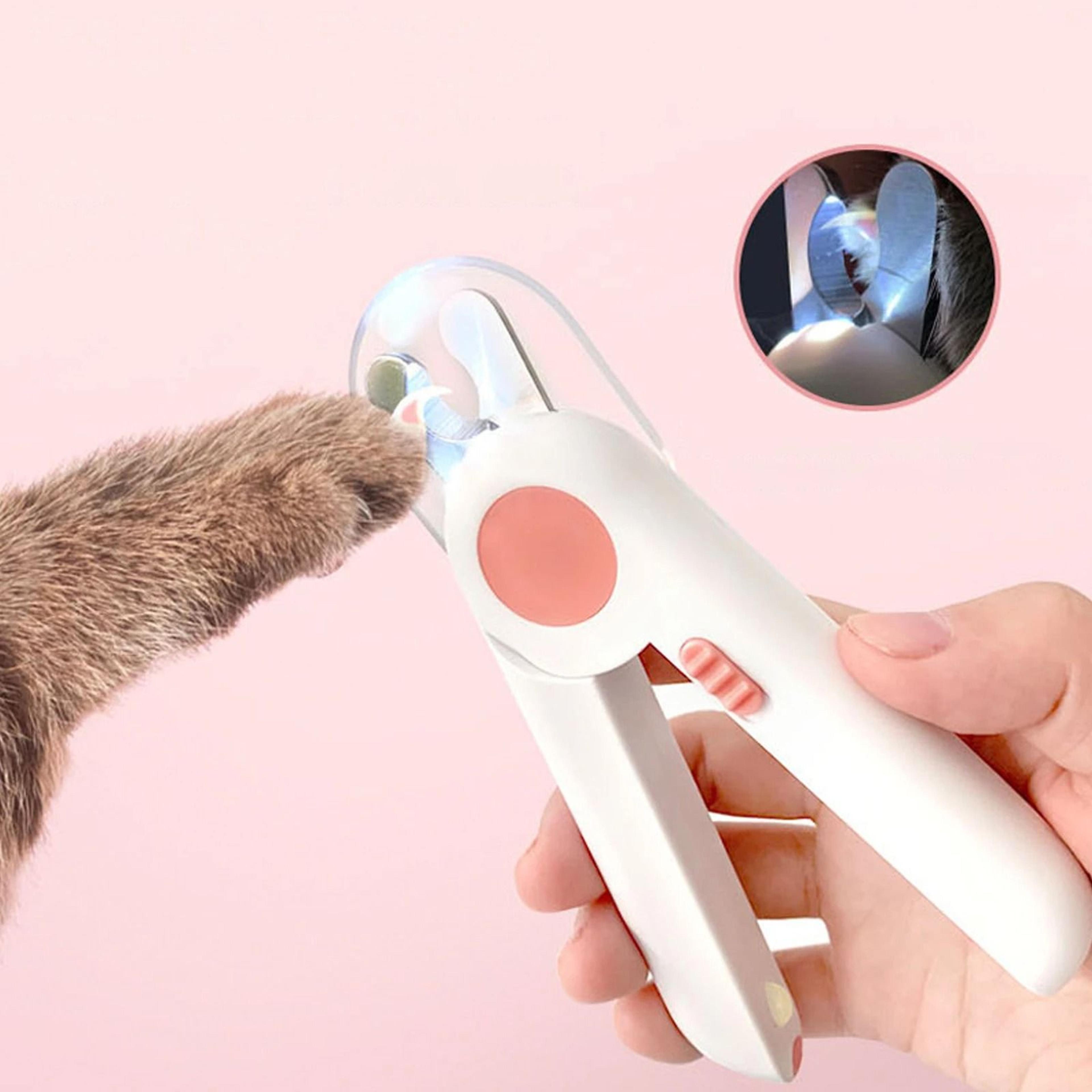 LED Pet Nail Clipper With File For Cats Dogs Puppies And Kittens 6