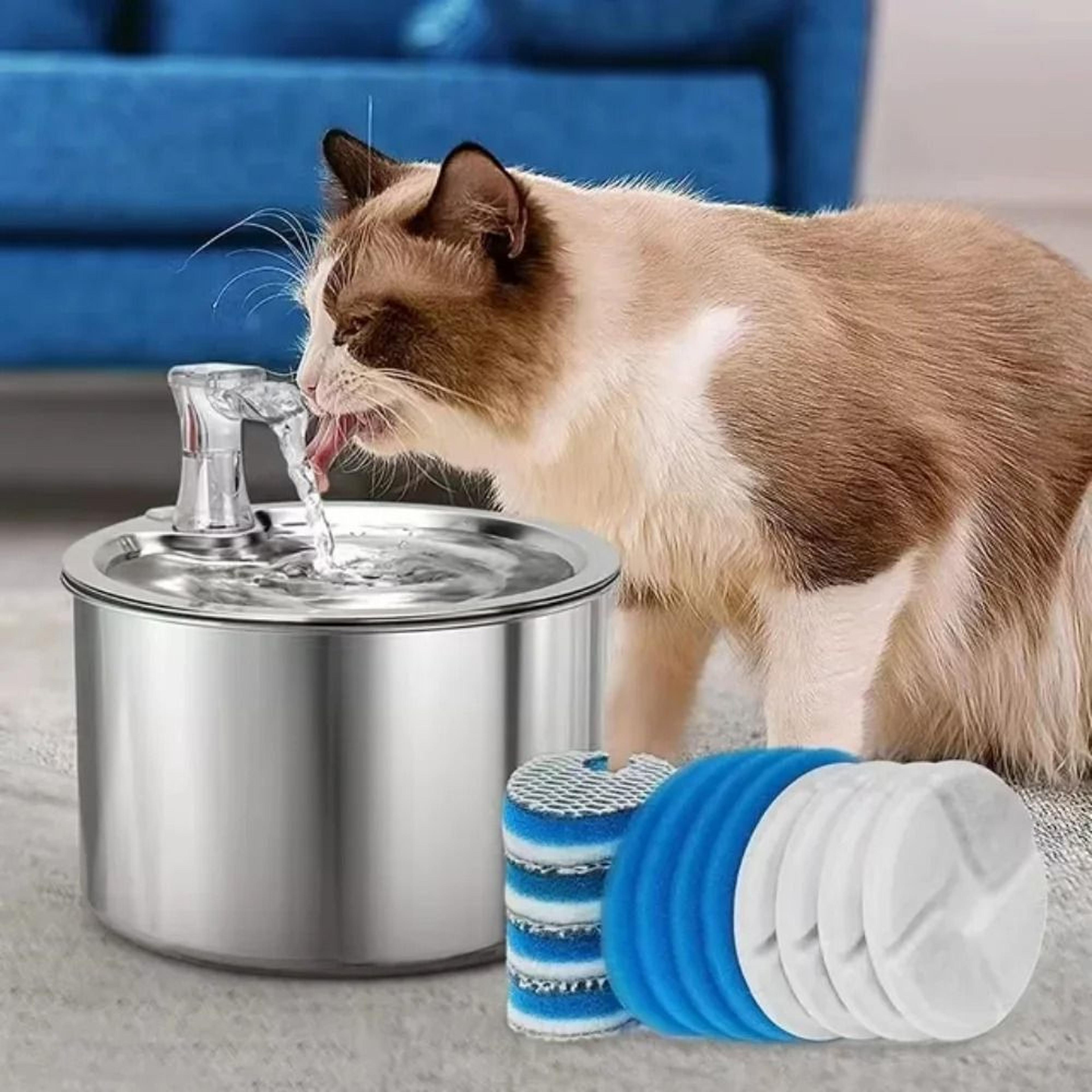 Activated Carbon Cat Water Fountain Filters For 2L Stainless Dispenser 5