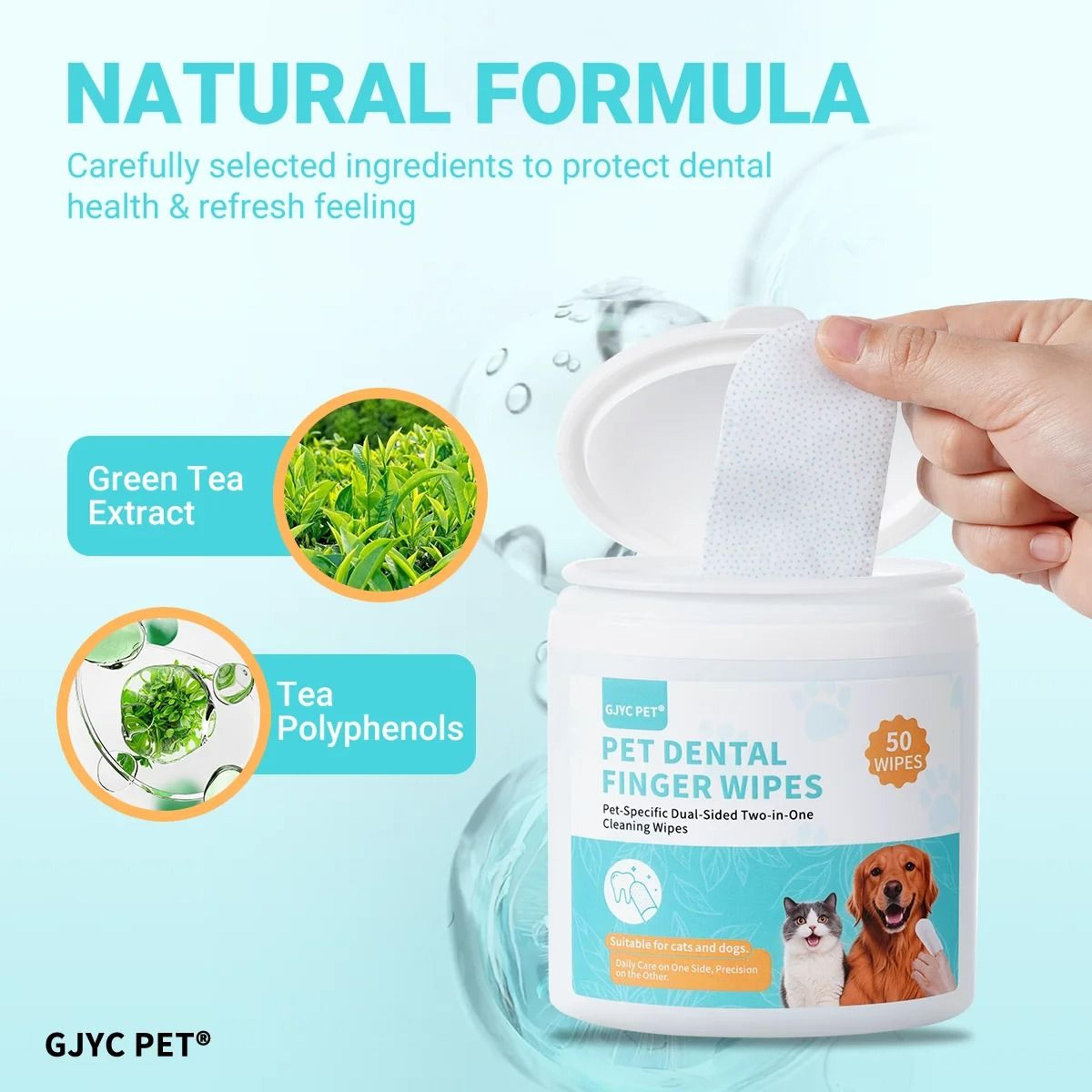 Pet Dental Finger Wipes For Teeth Cleaning And Fresh Breath 3