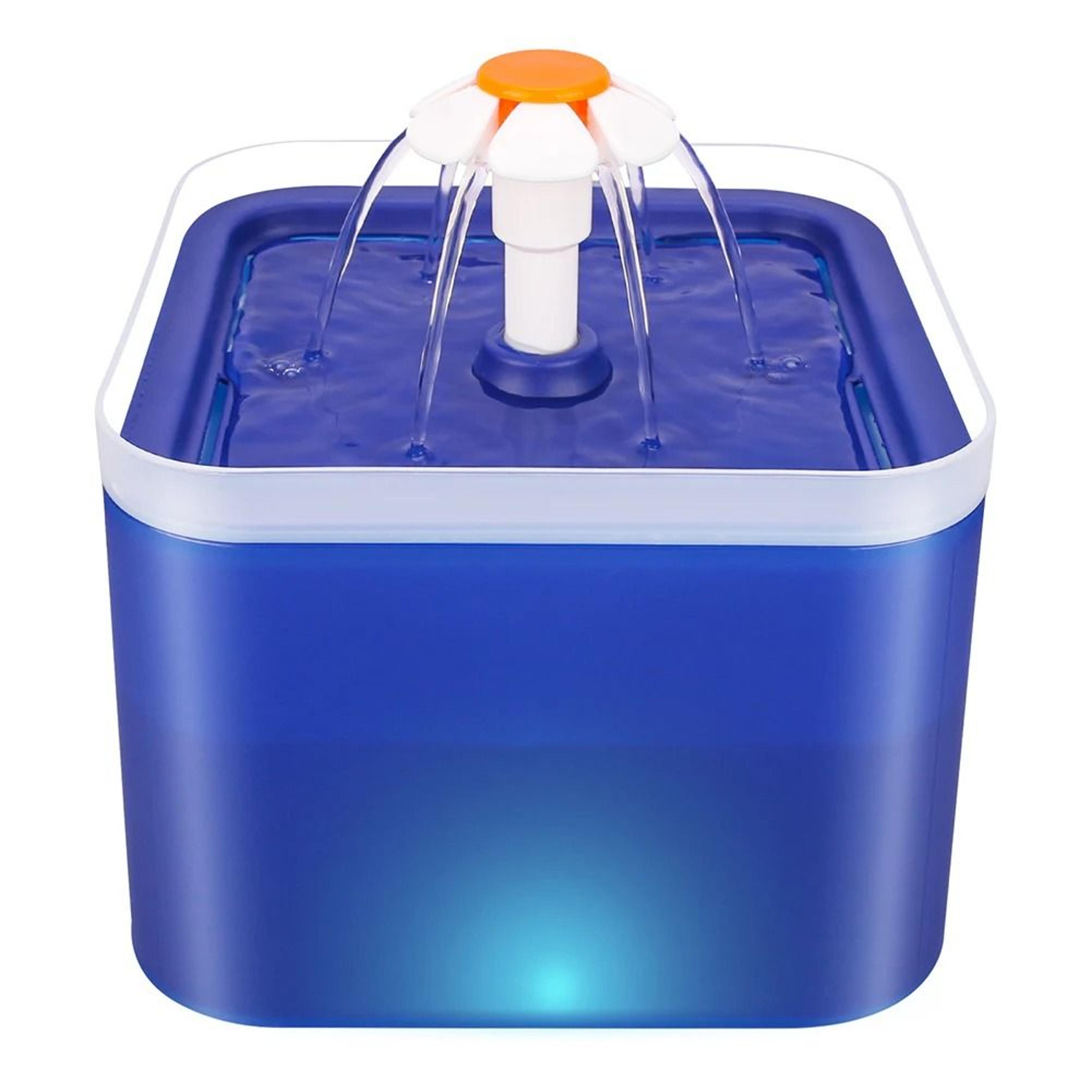 Ultra Silent 2L Cat Water Fountain With LED Light And Carbon Filter 4