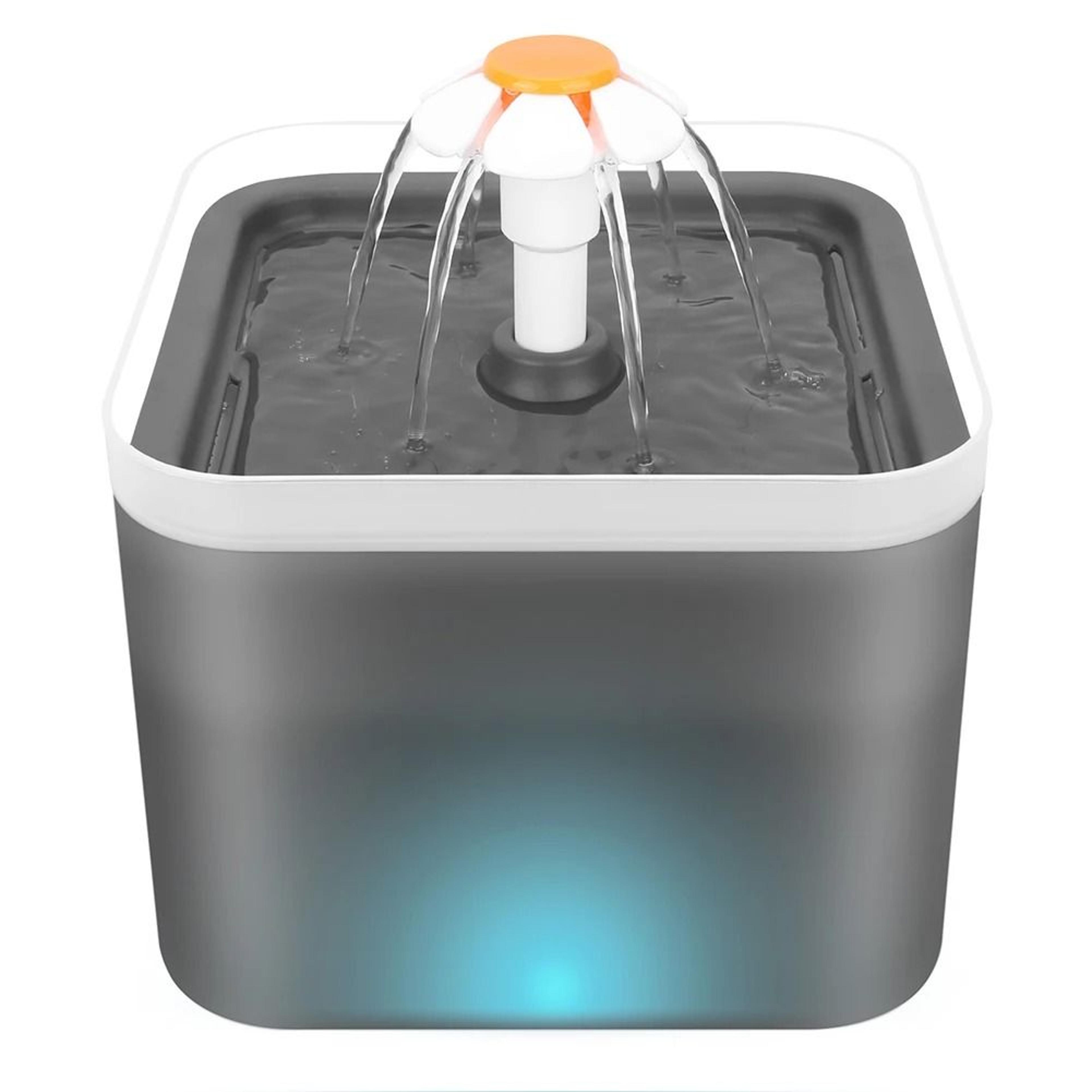 Ultra Silent 2L Cat Water Fountain With LED Light And Carbon Filter 5