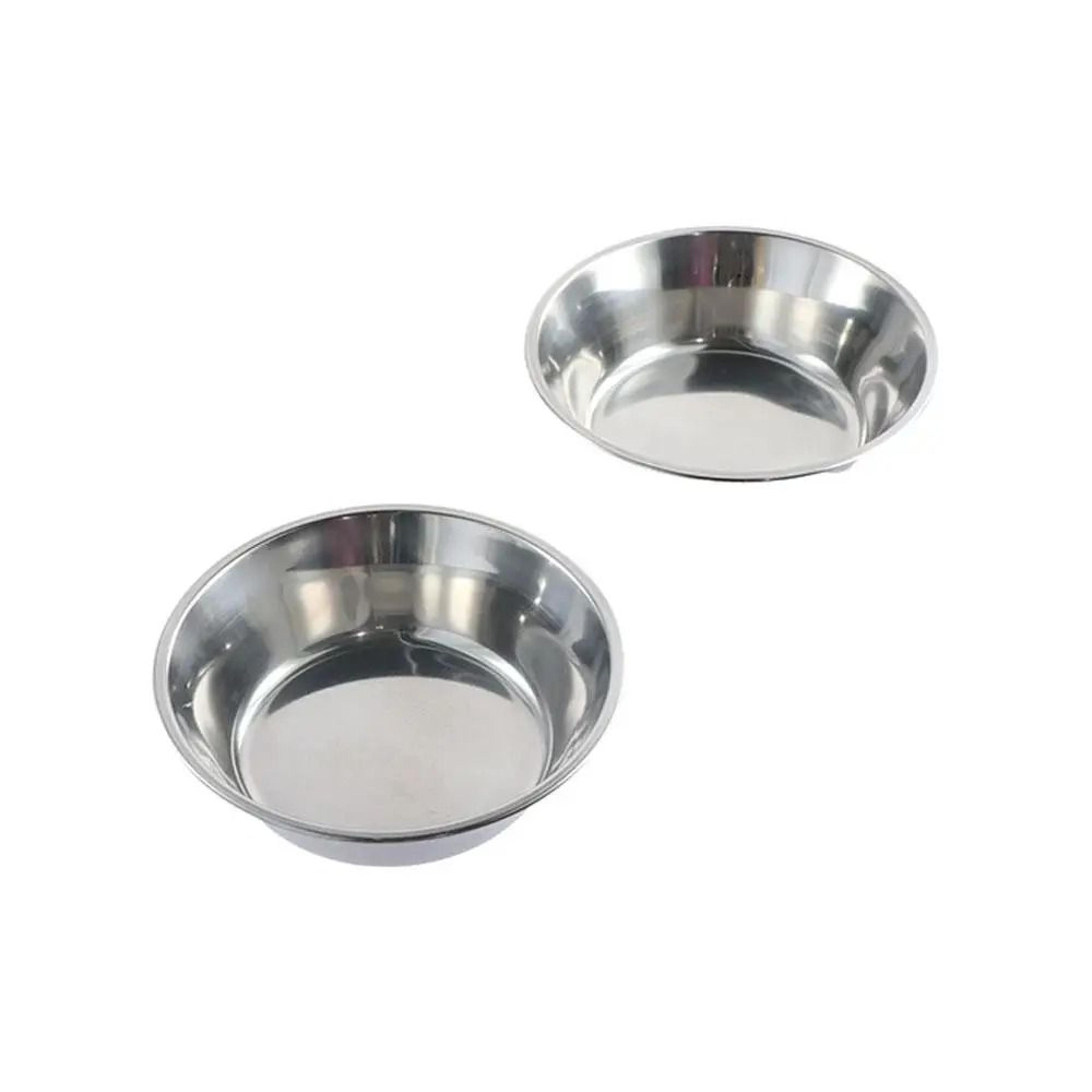 Large Capacity Stainless Steel Pet Bowl For Dogs Cats Food And Water Feeding 11