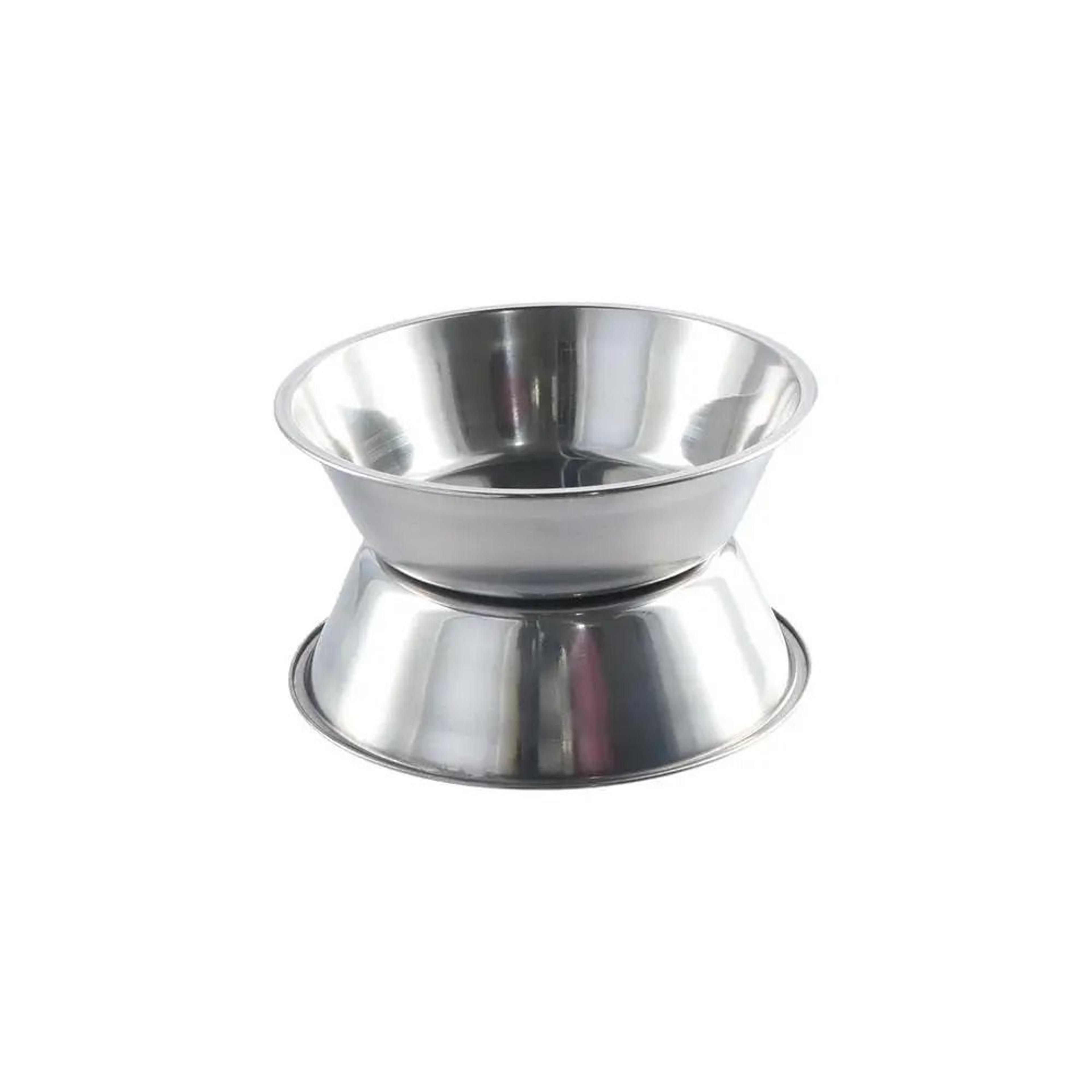 Large Capacity Stainless Steel Pet Bowl For Dogs Cats Food And Water Feeding 8