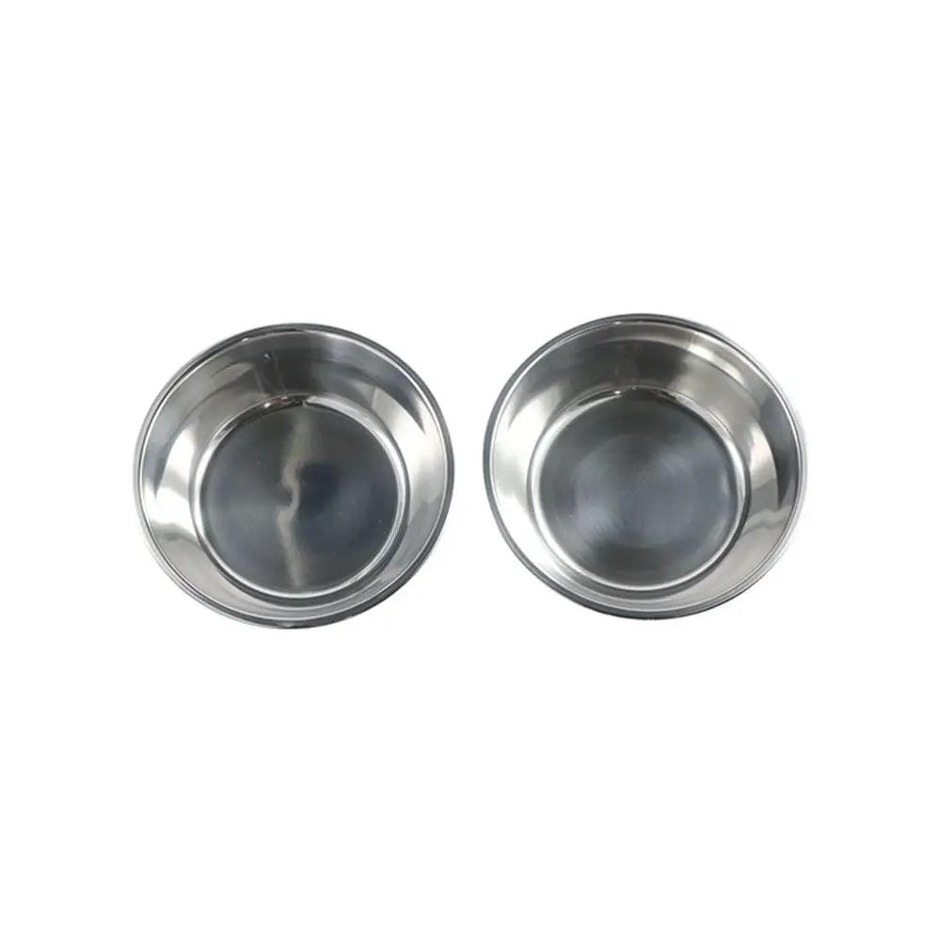 Large Capacity Stainless Steel Pet Bowl For Dogs Cats Food And Water Feeding 9