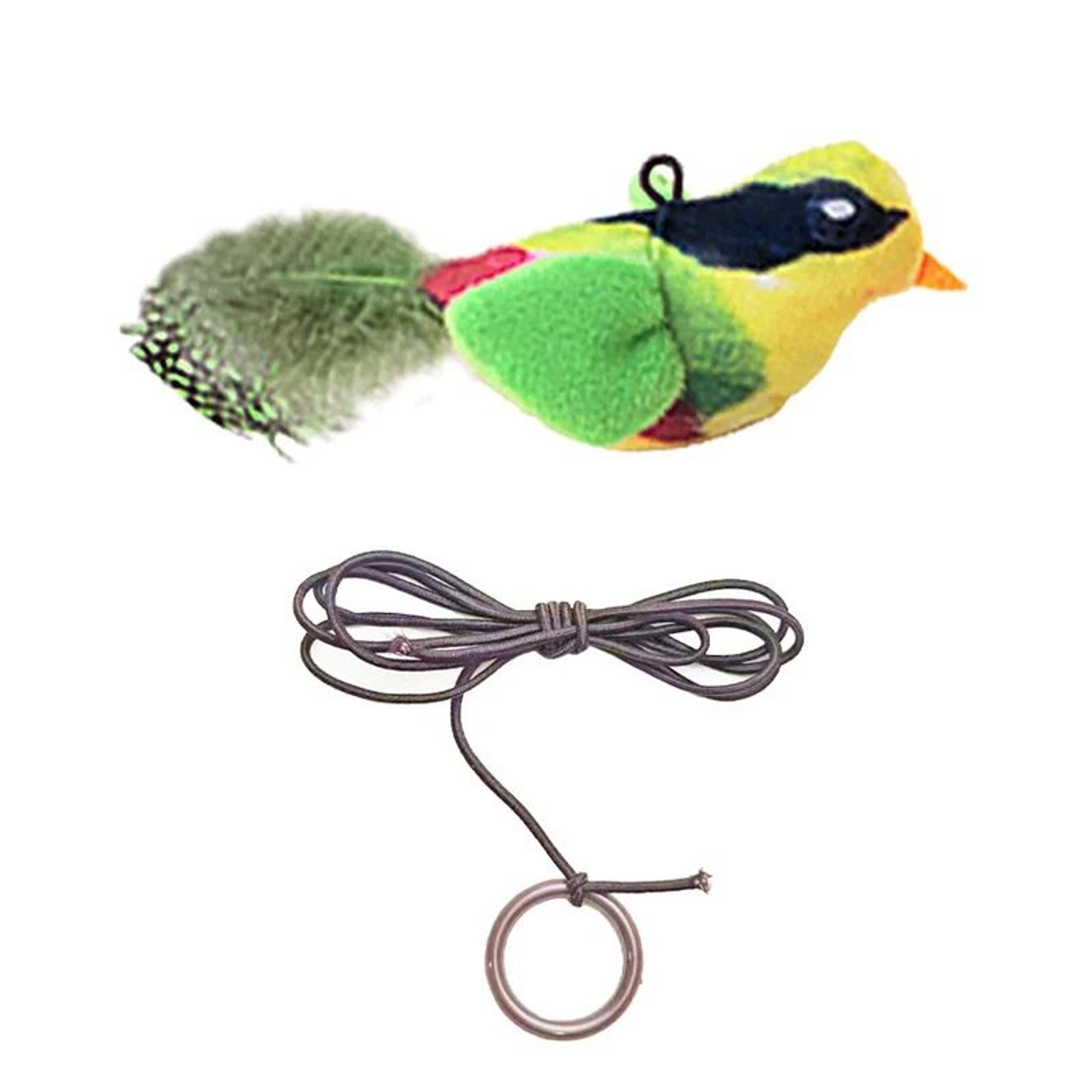 Lifelike Catnip Bird Cat Toy With Feather For Kitten Teasing And Indoor Play 5