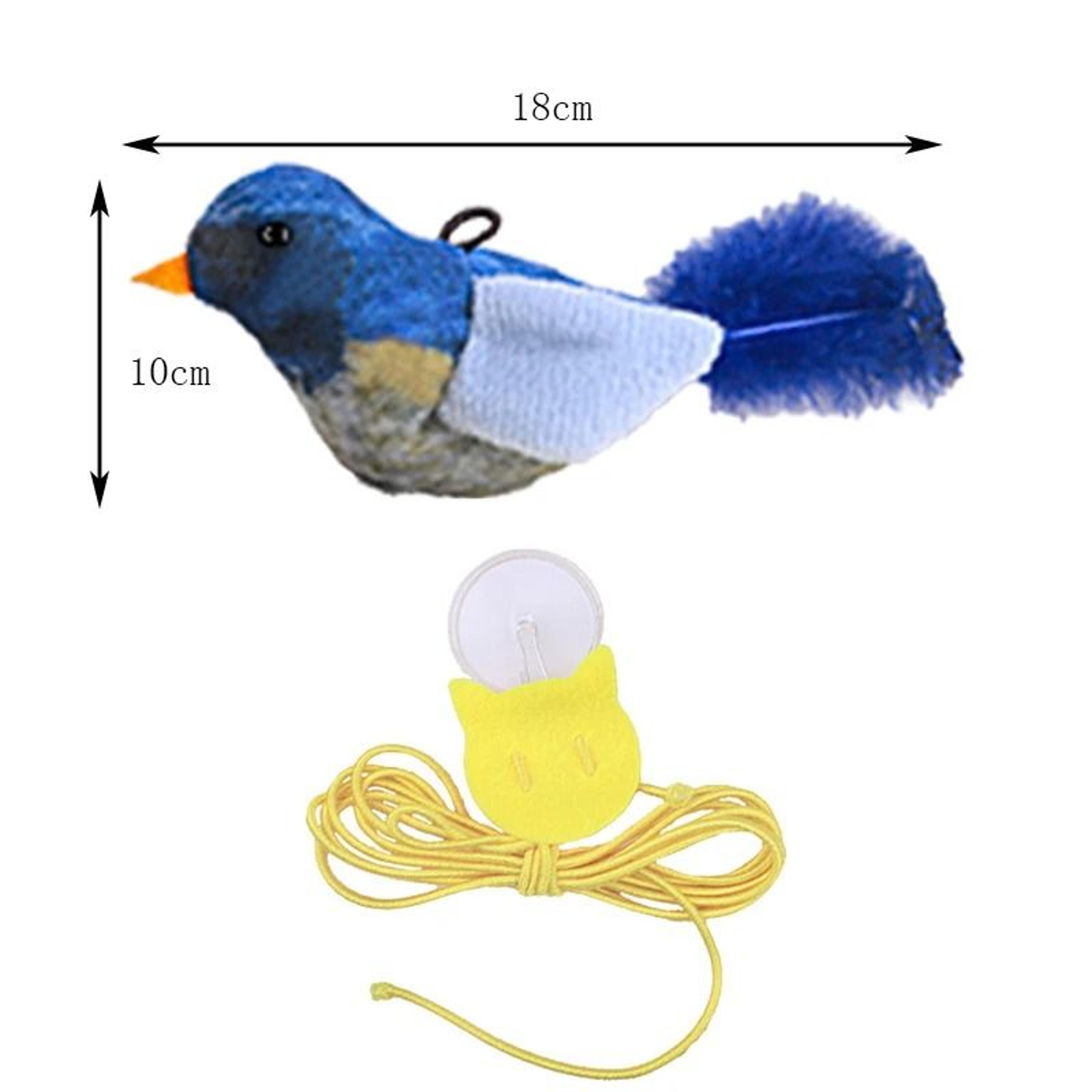 Lifelike Catnip Bird Cat Toy With Feather For Kitten Teasing And Indoor Play 7