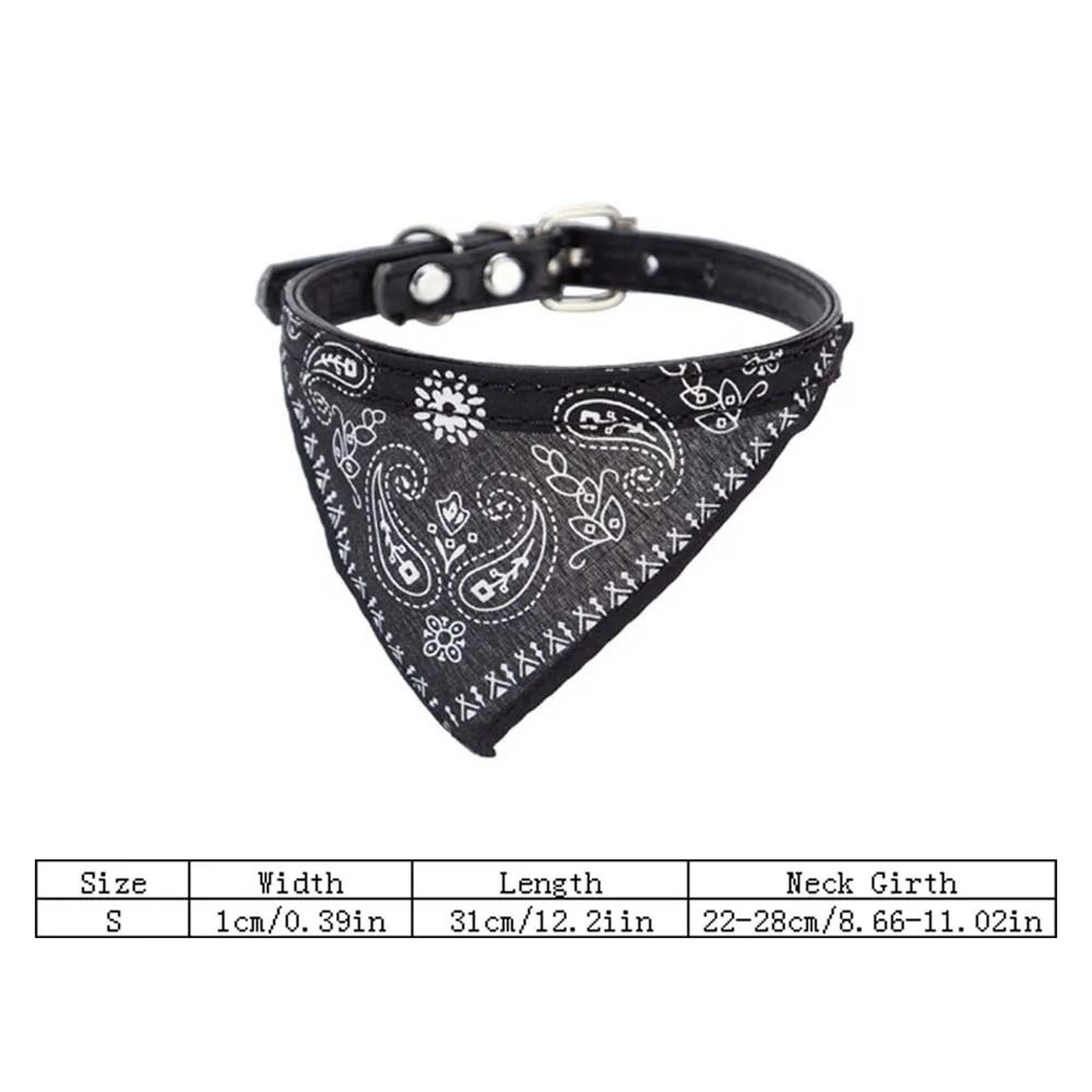 Adjustable Cat Bandana Collar Cute Printed Pet Scarf For Kittens Puppies And Small Dogs 9