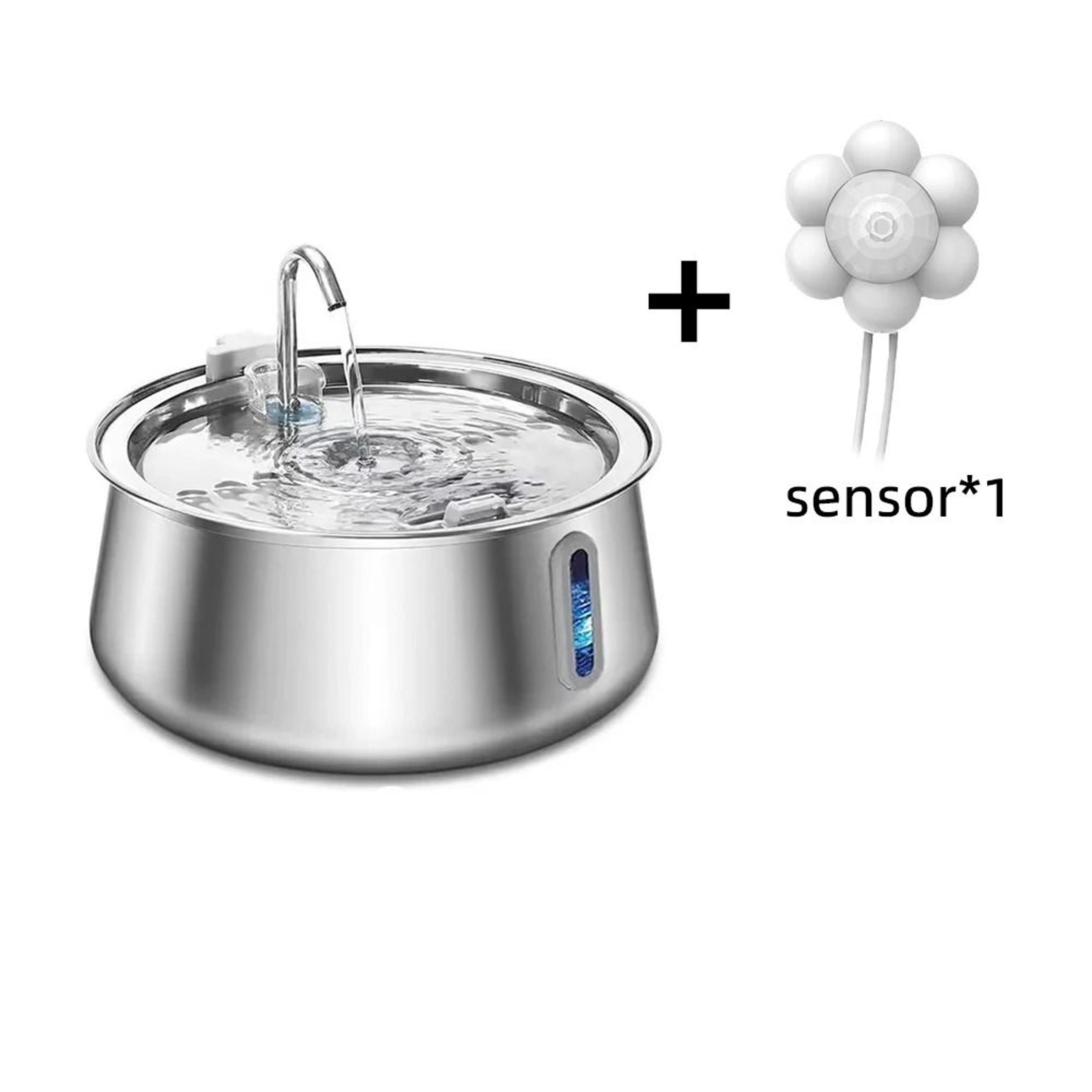 Stainless Steel Cat Fountain Large Capacity Automatic Pet Water Dispenser With Multi Layer Filtrati 3