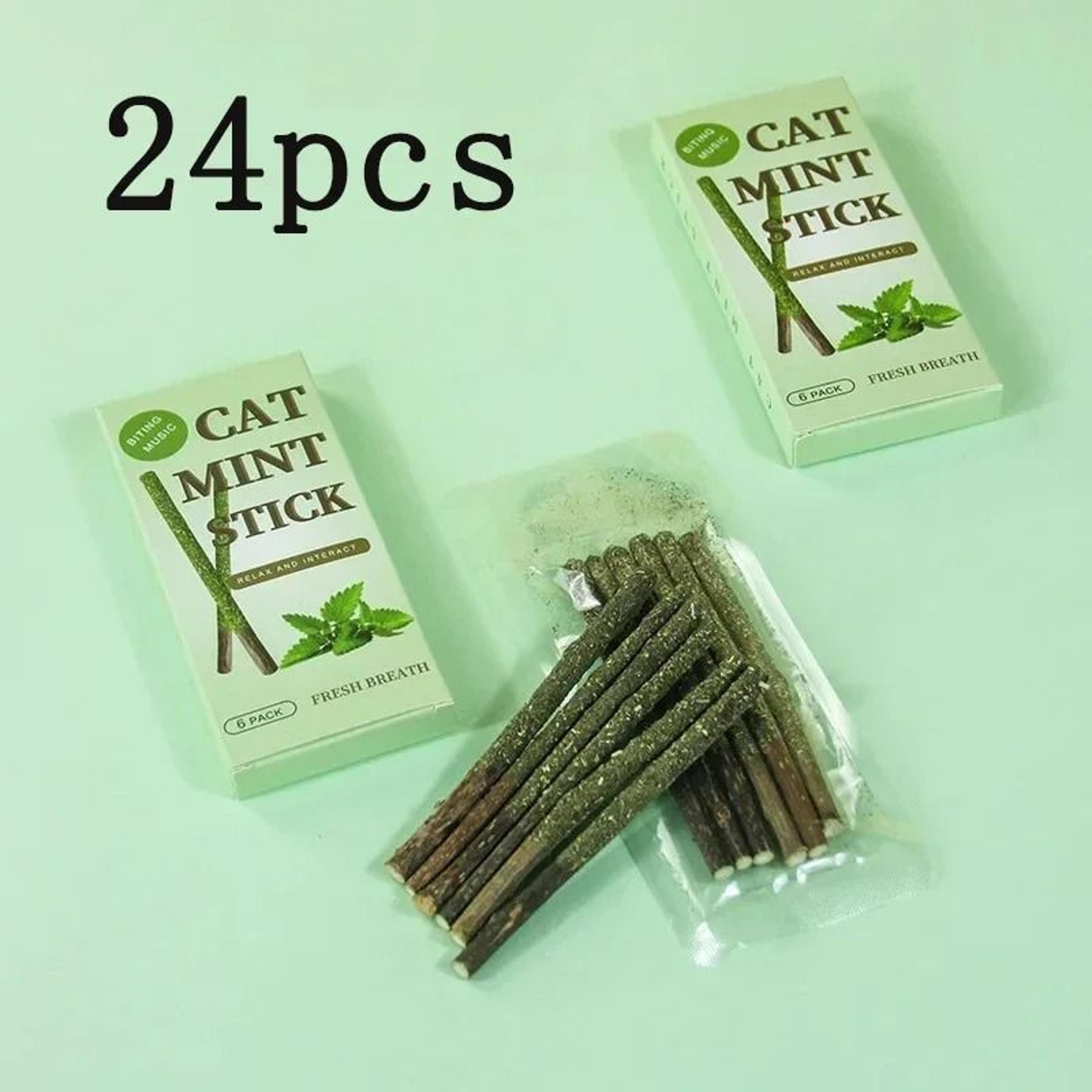 Natural Matatabi Cat Sticks Silvervine Chew Toy For Teeth Cleaning And Play 8