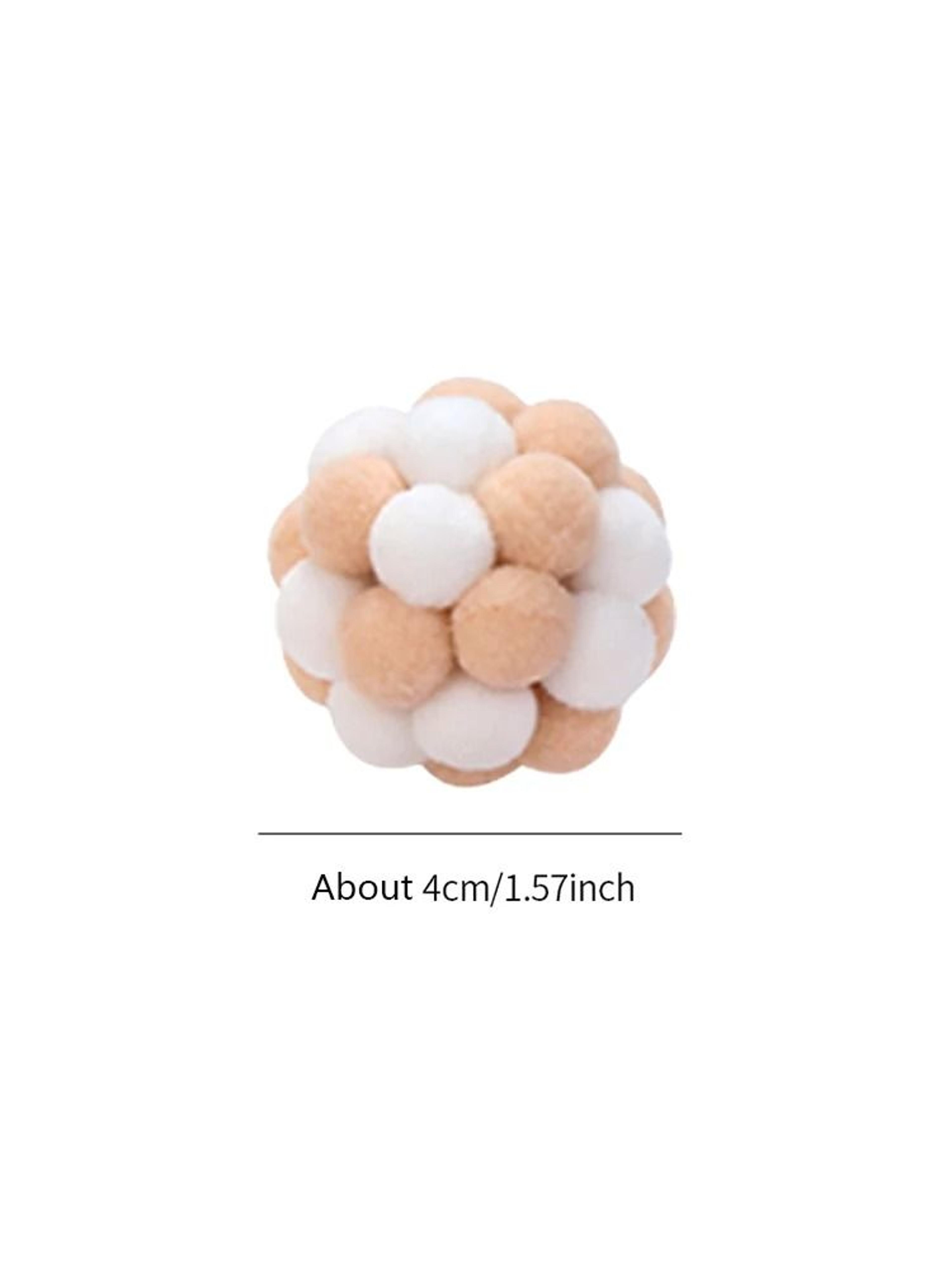 Cat Bell Ball Toy Colorful Elastic Interactive Chase Ball For Cats And Kittens 7