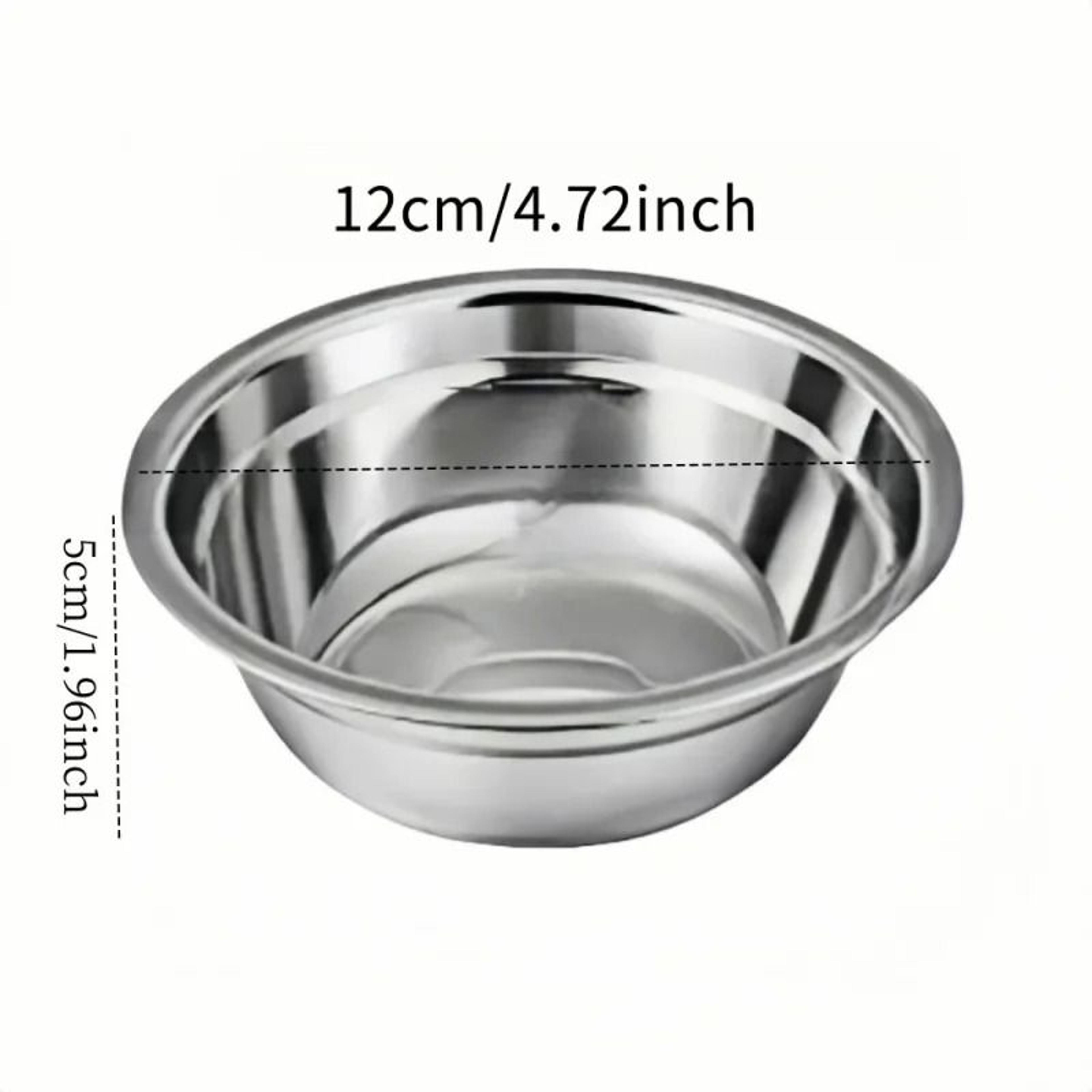 Stainless Steel Anti Slip Pet Bowl Set For Cats Dogs And Cage Feeding 3