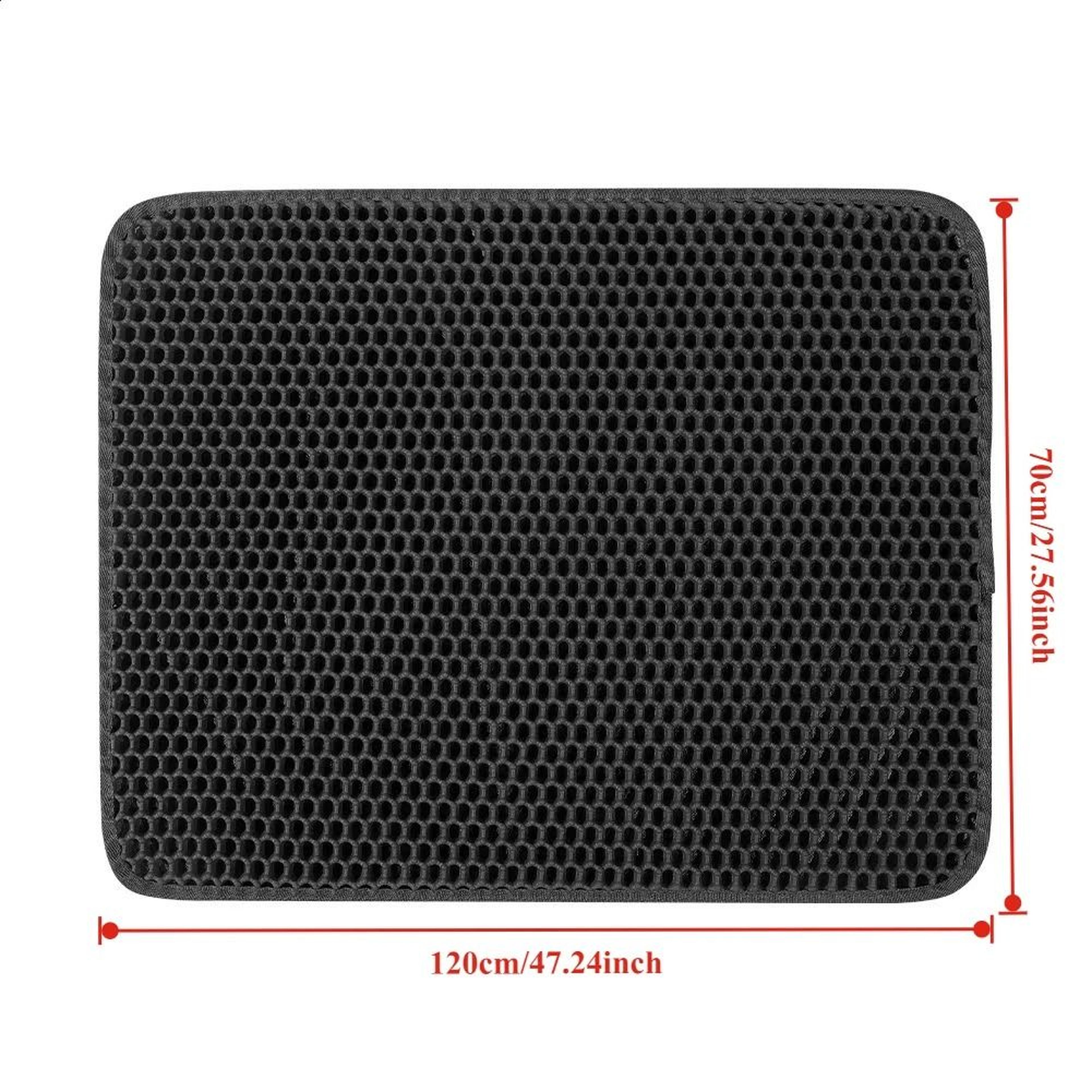 Large Waterproof Cat Litter Mat With Double Layer Non Slip Trapping Design 1