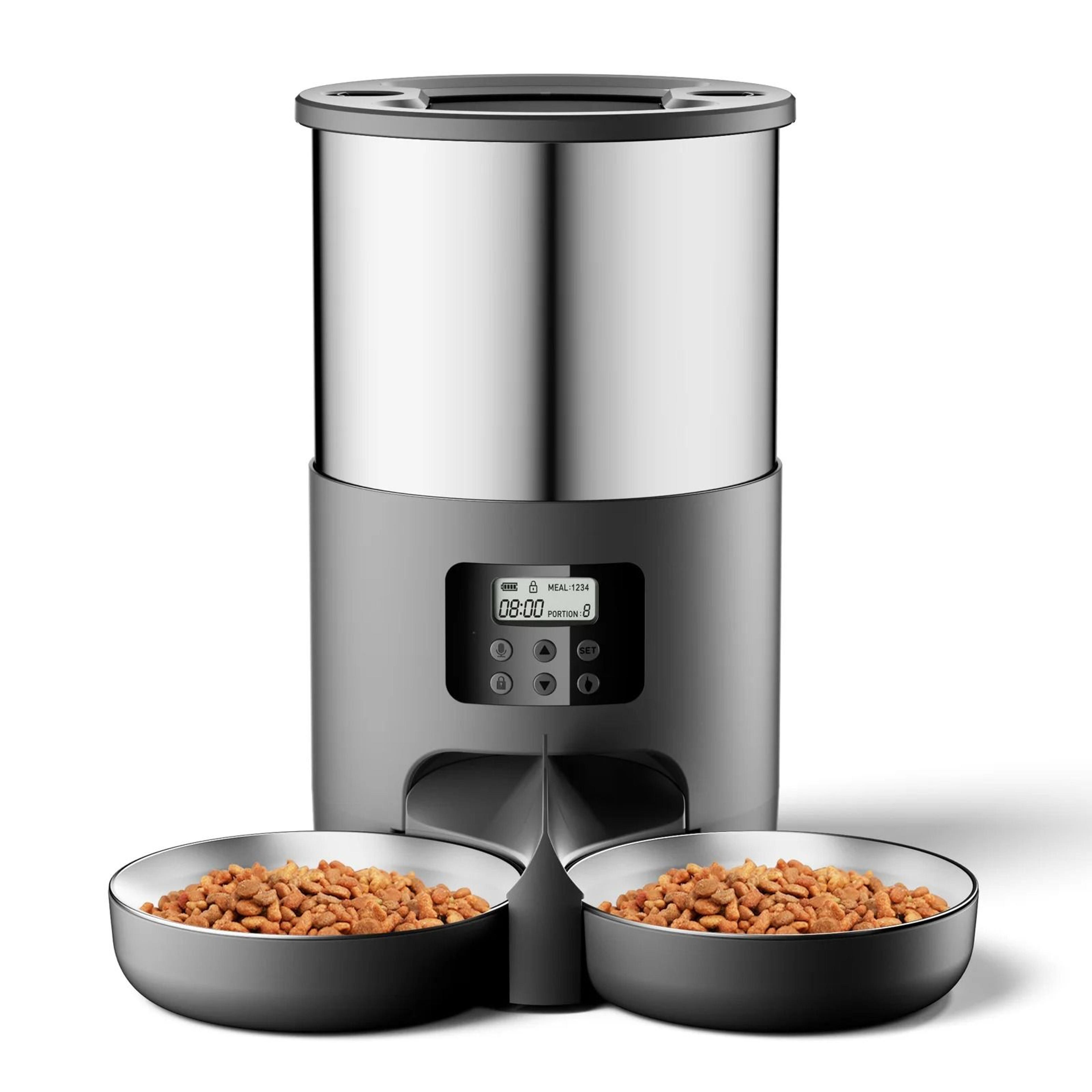 4L Smart Pet Feeder With Tuya App Water Dispenser And Dry Food Bowl 8