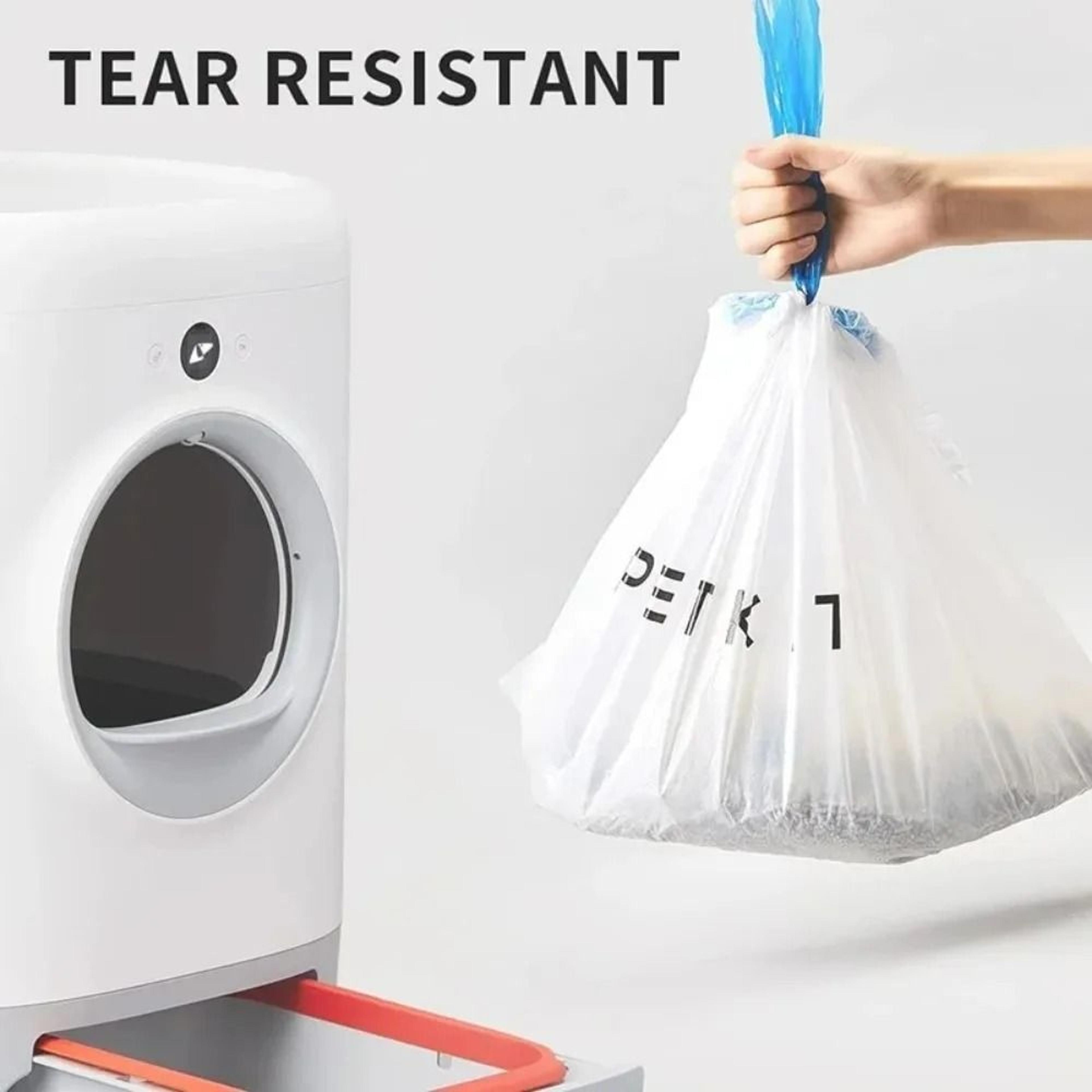 PETKIT Automatic Litter Box Waste Bags Durable Drawstring Refill Roll For Cleaner Disposal 6