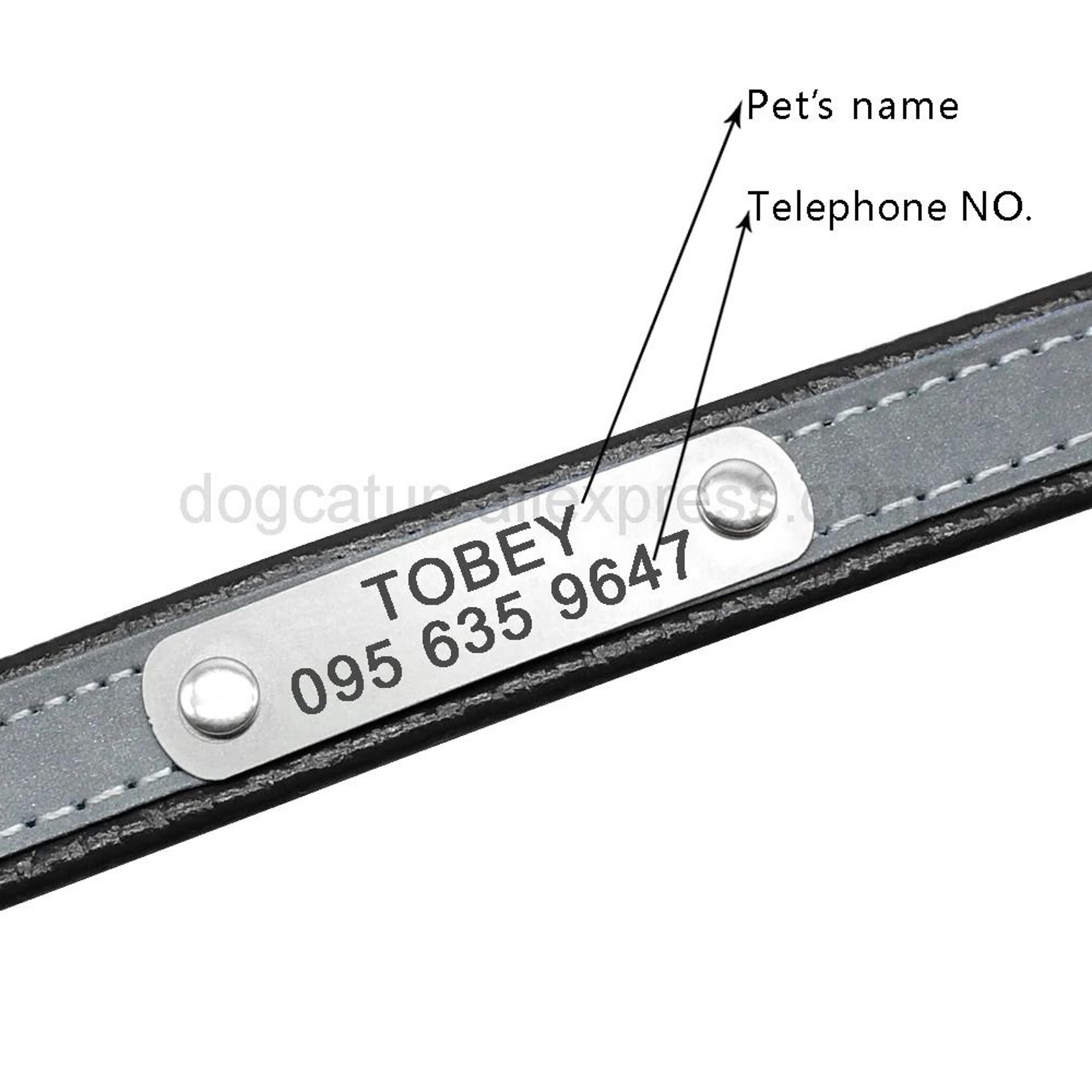 Custom Personalized Reflective Cat Collar Engraved Pet ID Tag For Kittens Puppies And Small Dogs 9