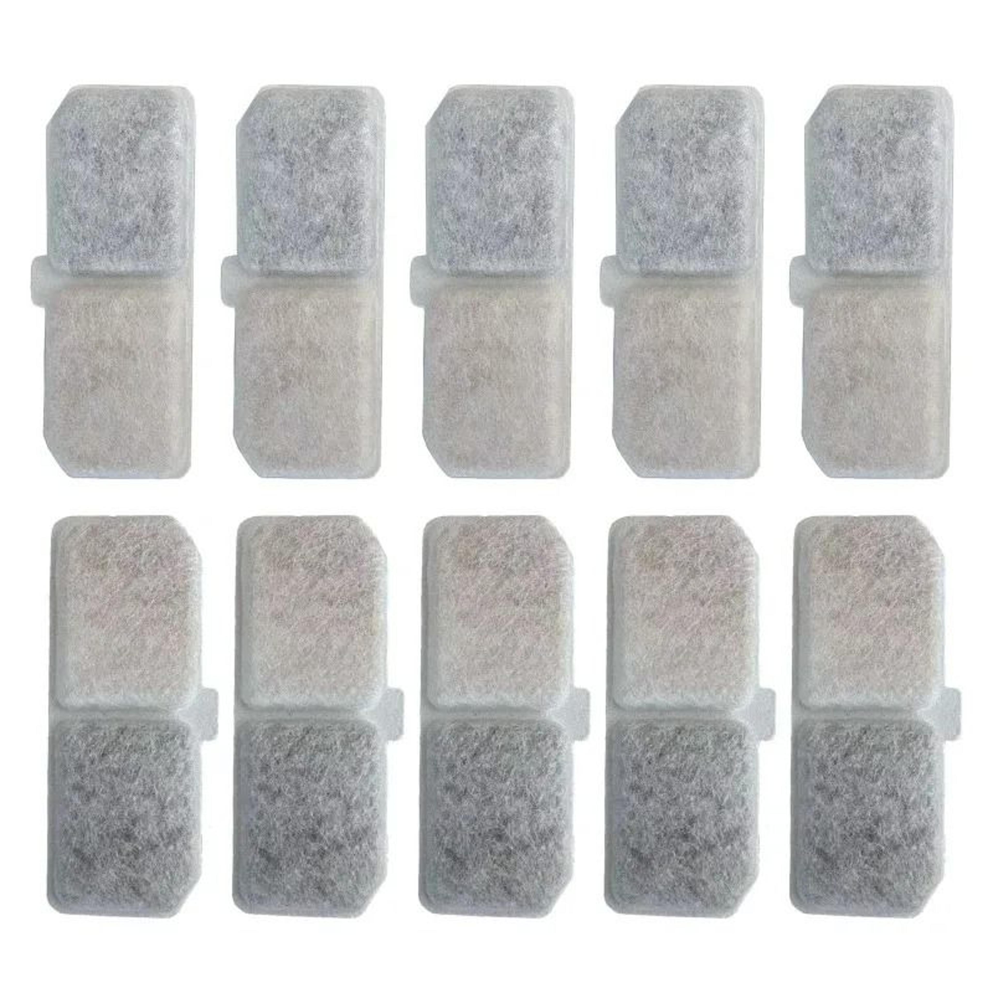Cat Water Fountain Replacement Filters Activated Carbon Sponges For Stainless Steel Pet Drinking Fo 1