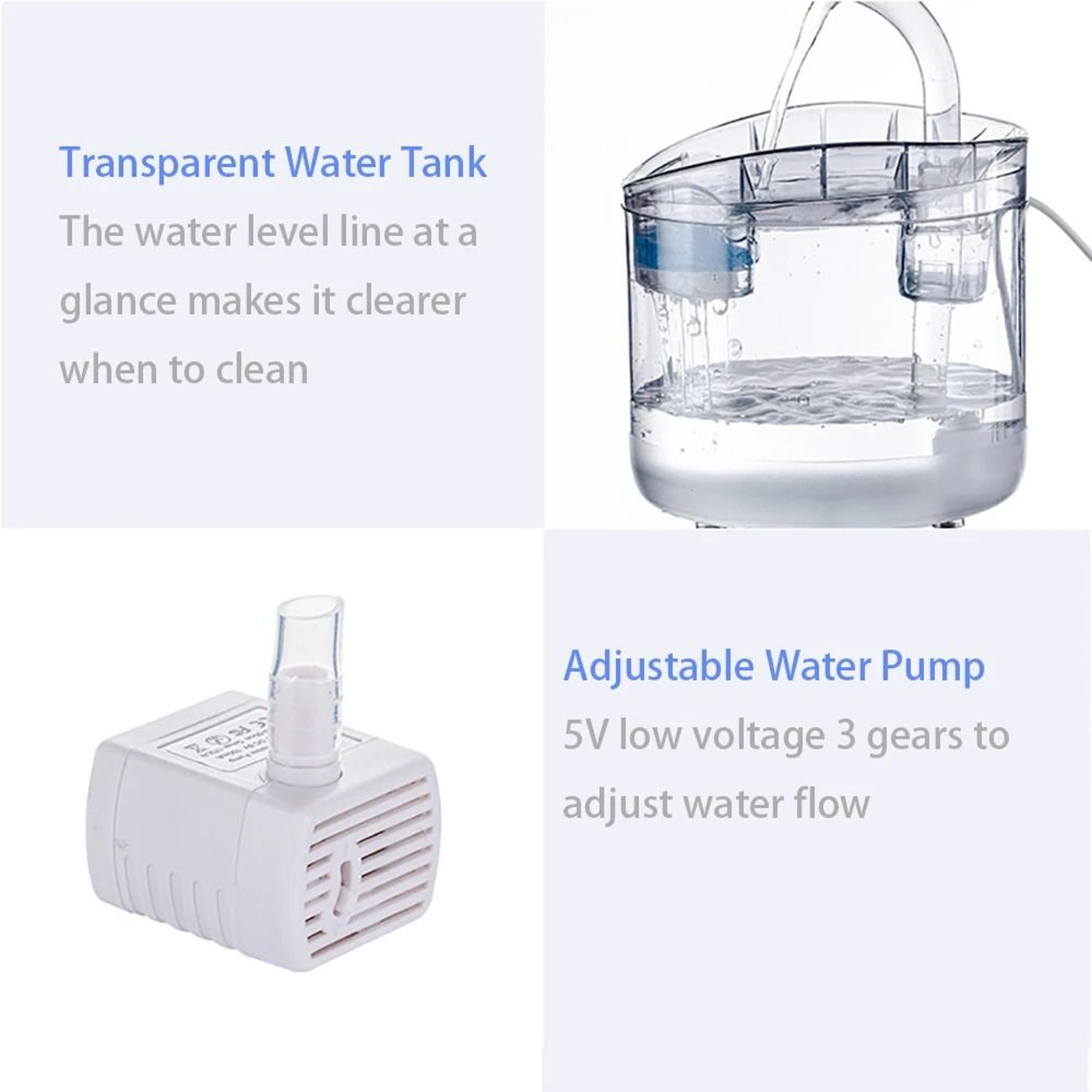 2L Motion Sensor Pet Water Fountain With Carbon Filter 9