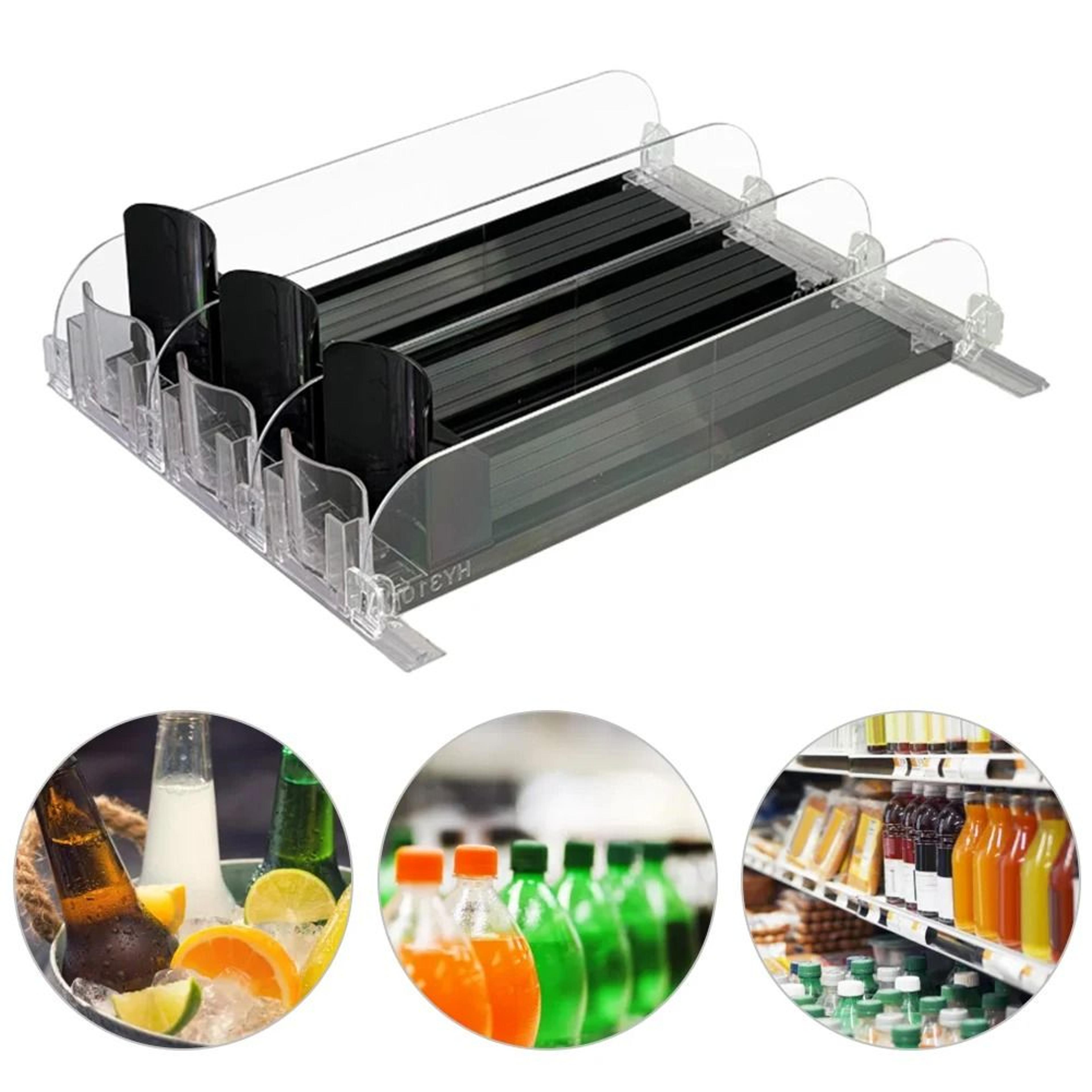 Drink Organizer Dispenser Adjustable Canned Beverage Rack 3