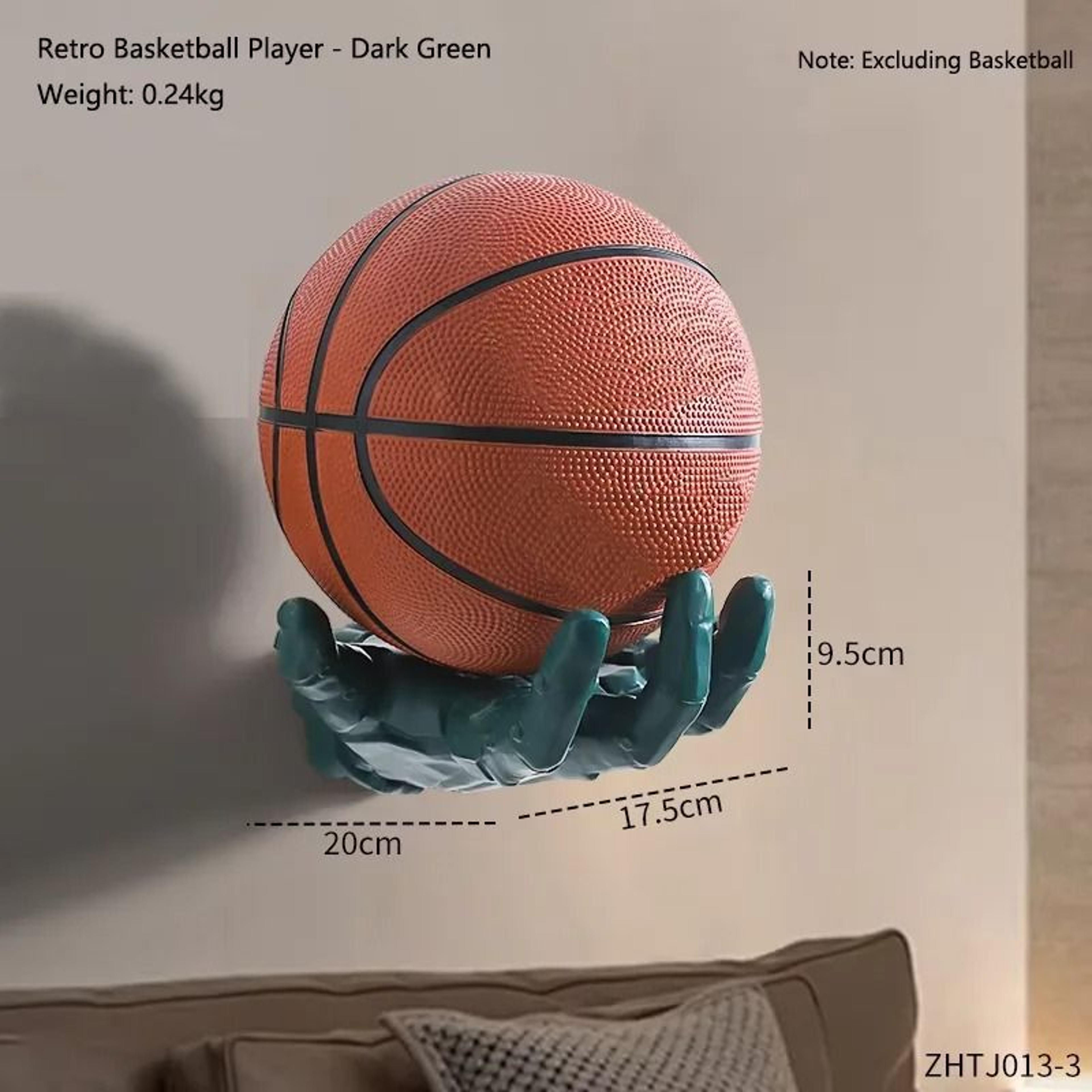 Robotic Arm Basketball Storage Rack Wall Mounted Ball Holder 4
