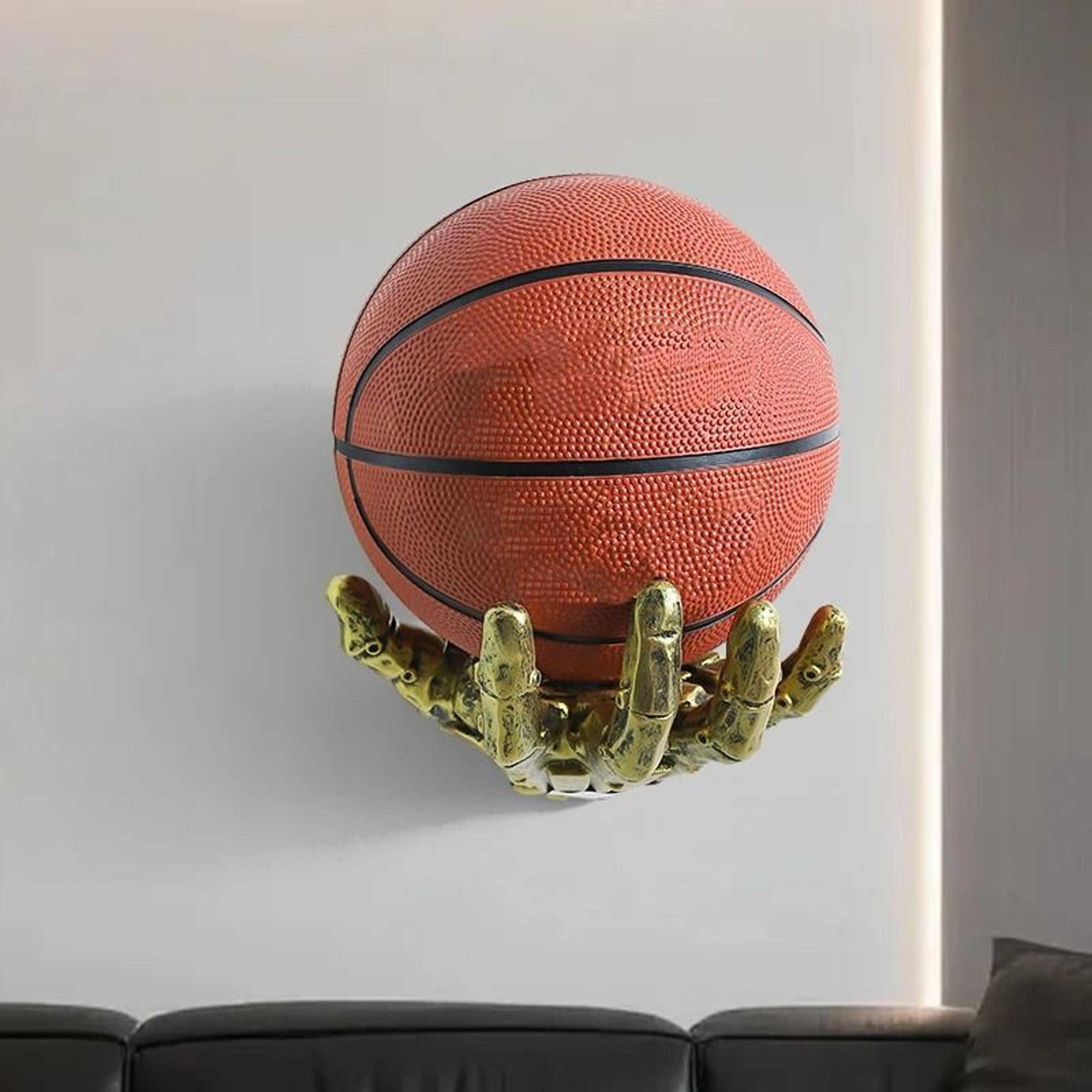 Robotic Arm Basketball Storage Rack Wall Mounted Ball Holder 6