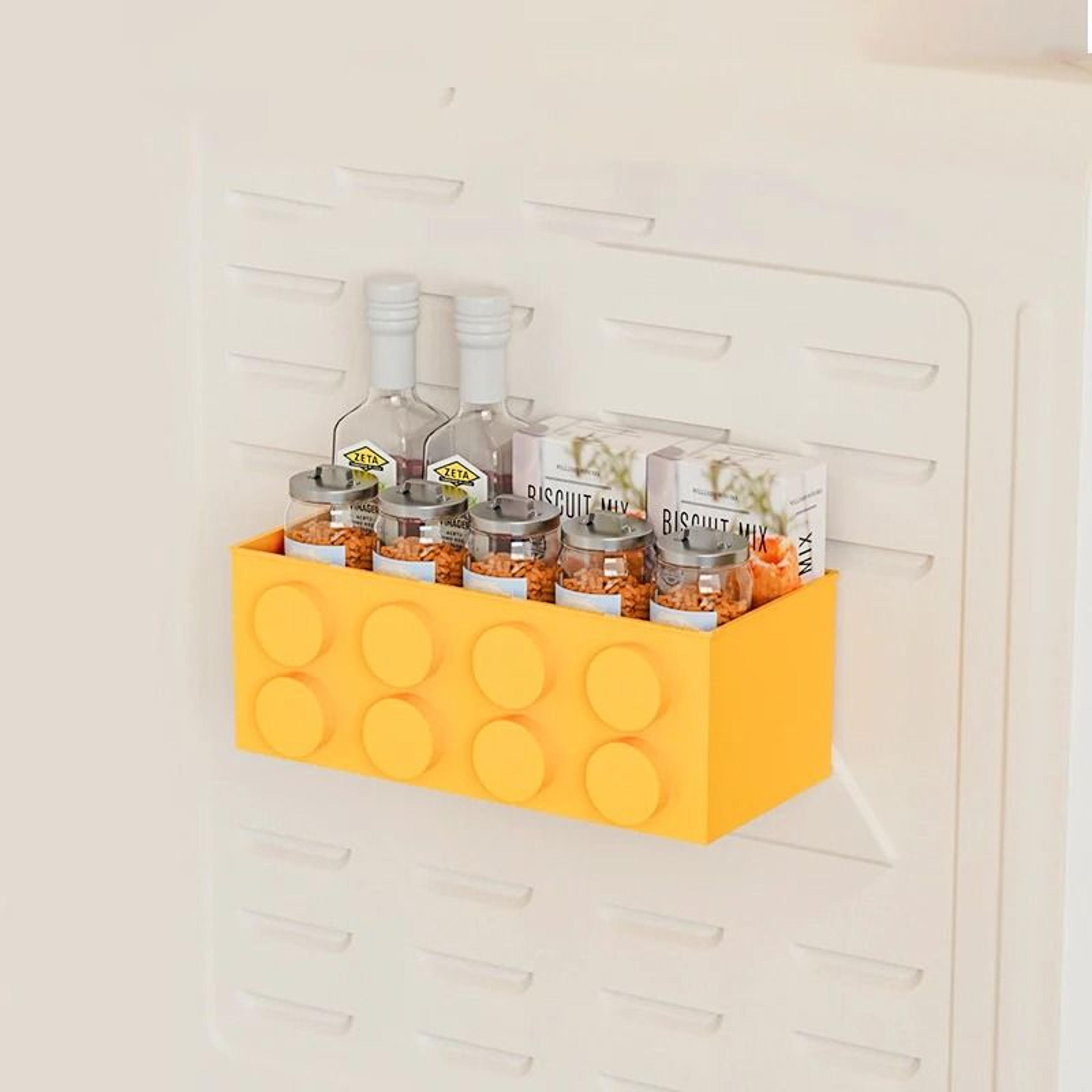 Magnetic Refrigerator Storage Box And Wall Mounted Organizer 8