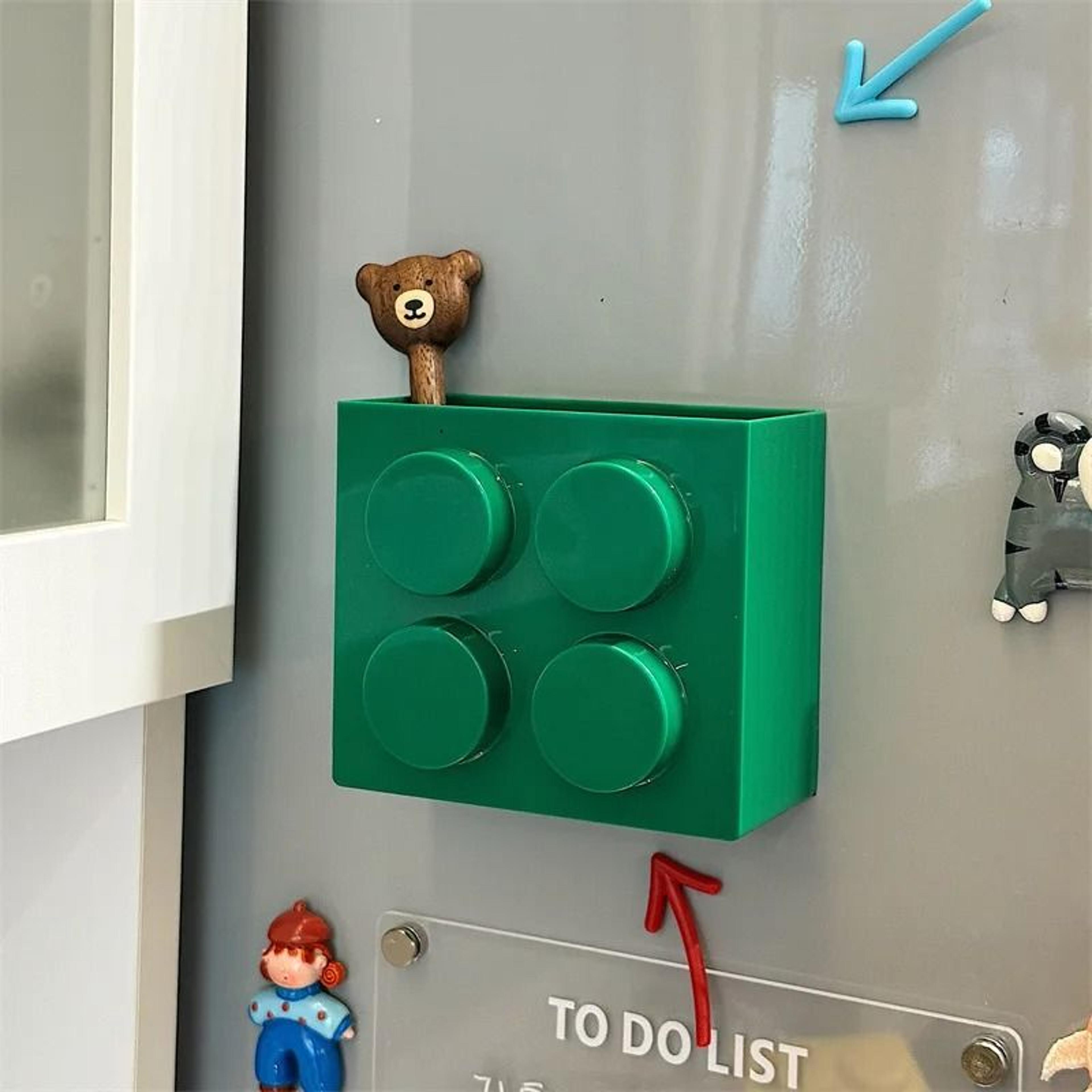 Magnetic Refrigerator Storage Box And Wall Mounted Organizer 1