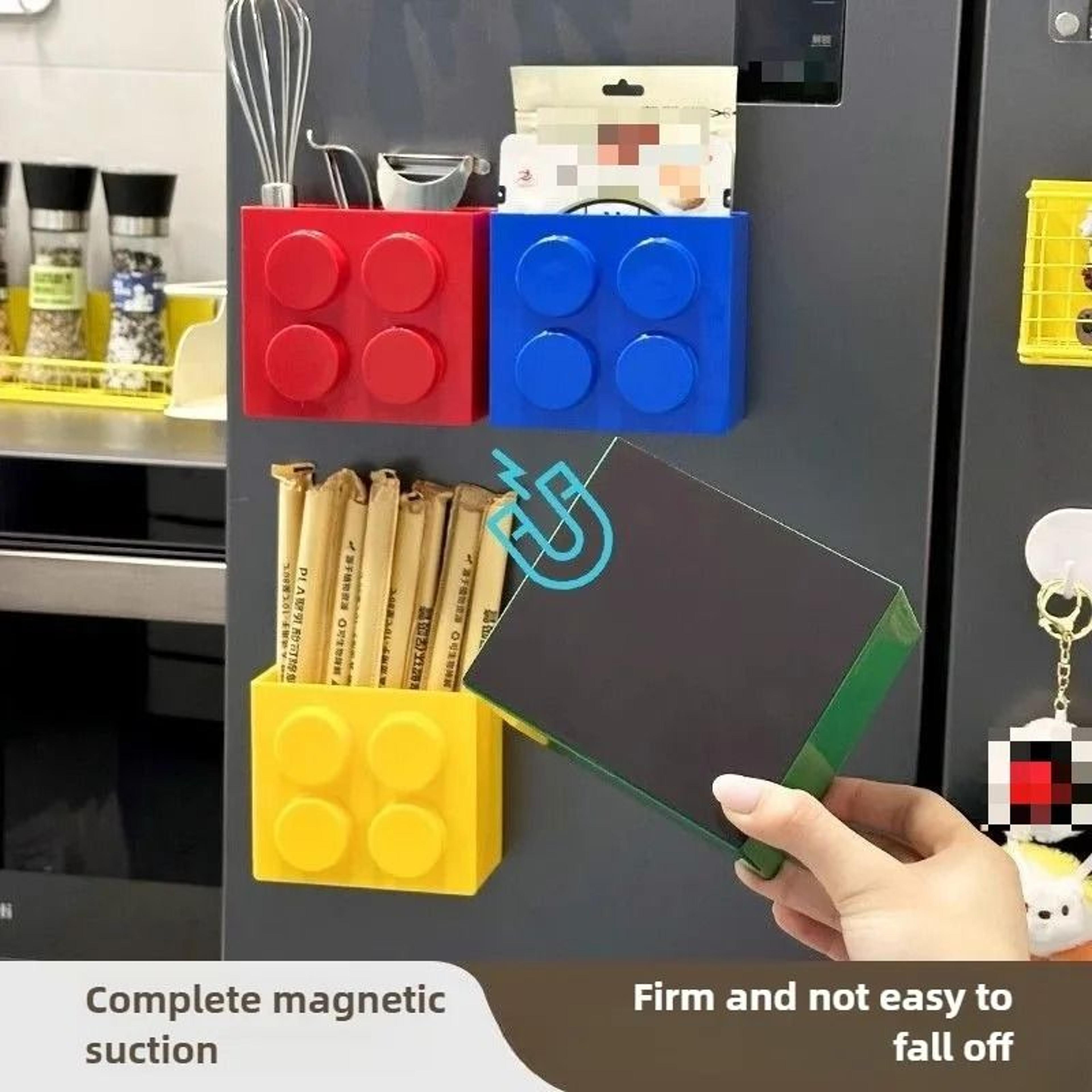 Magnetic Refrigerator Storage Box And Wall Mounted Organizer 18