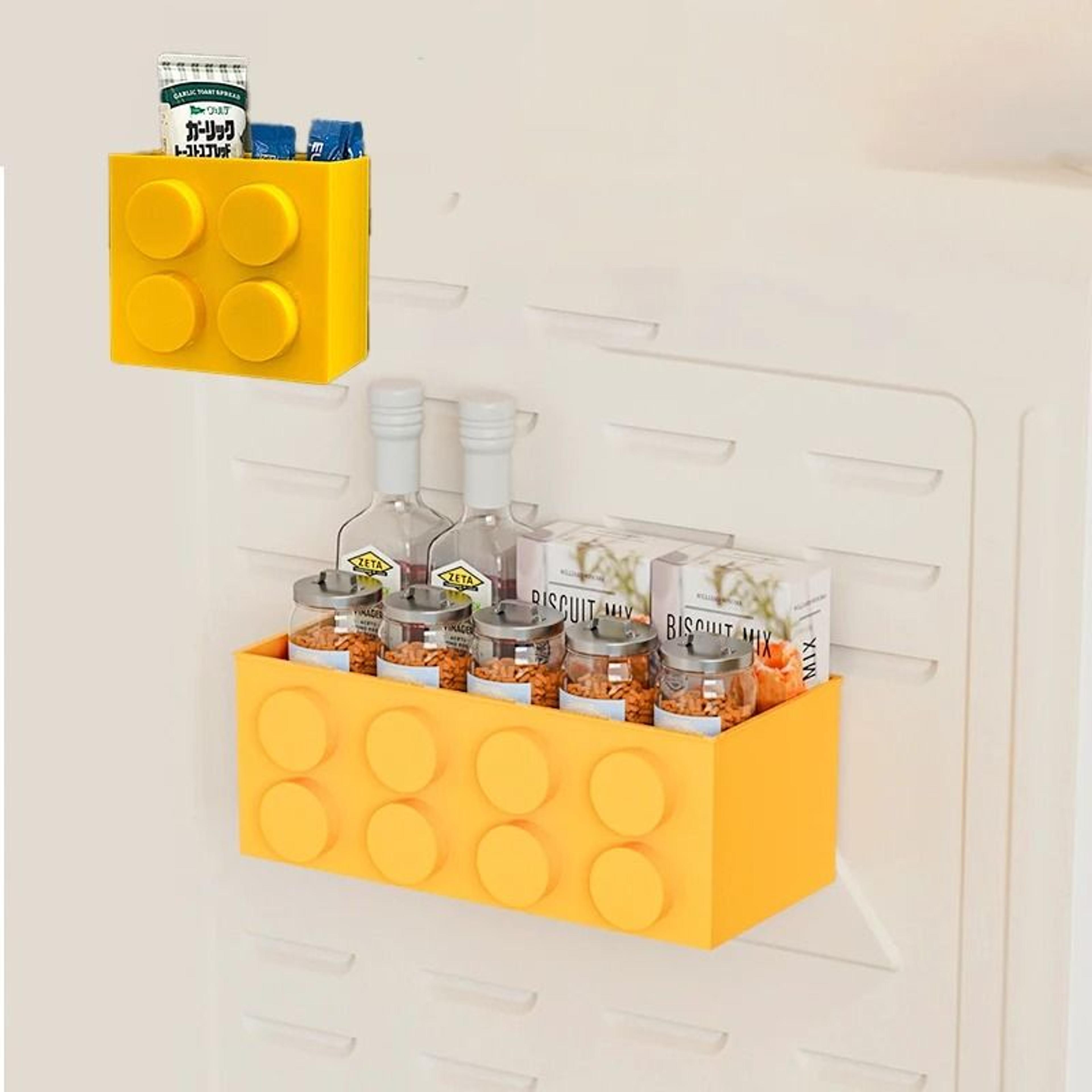 Magnetic Refrigerator Storage Box And Wall Mounted Organizer 12