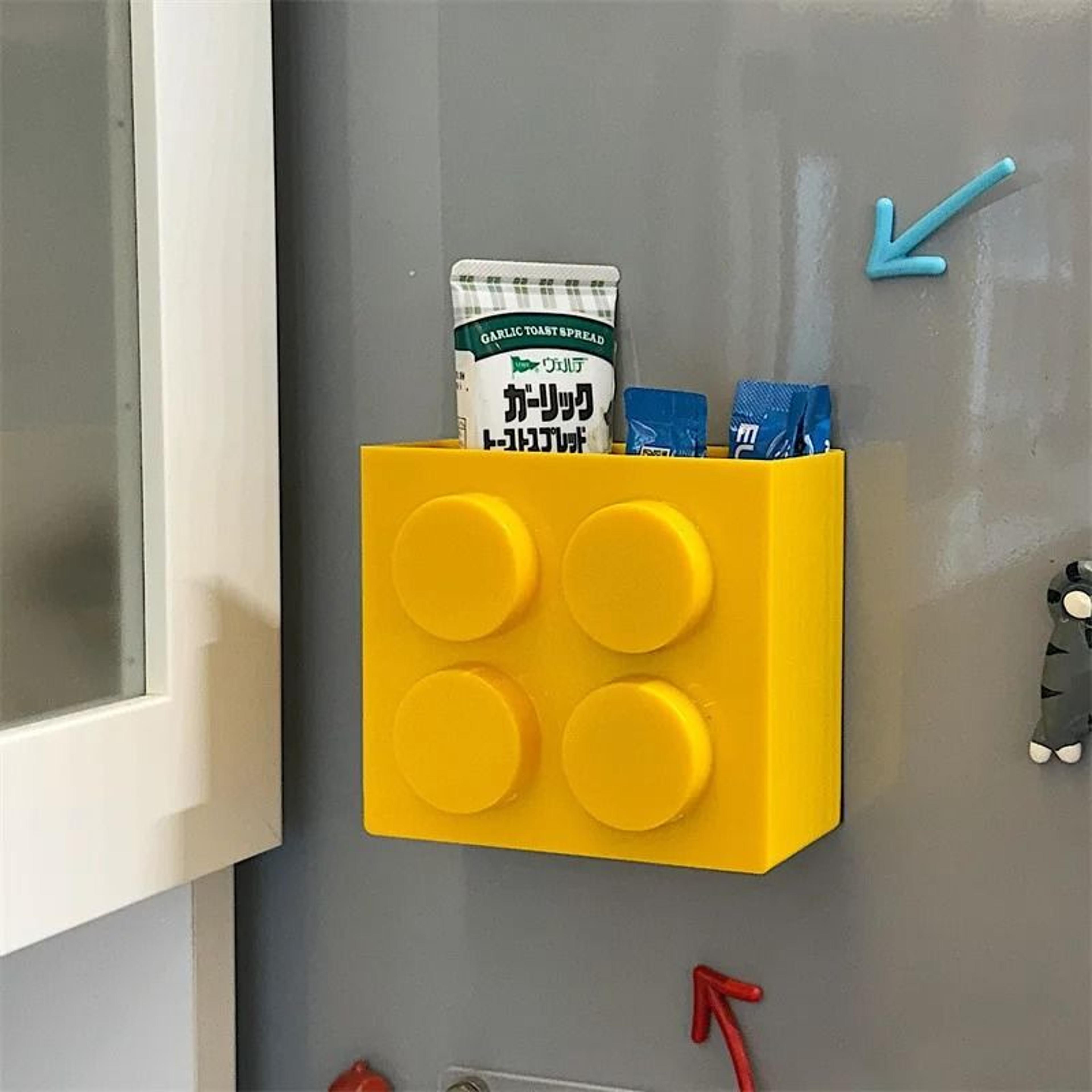 Magnetic Refrigerator Storage Box And Wall Mounted Organizer 4