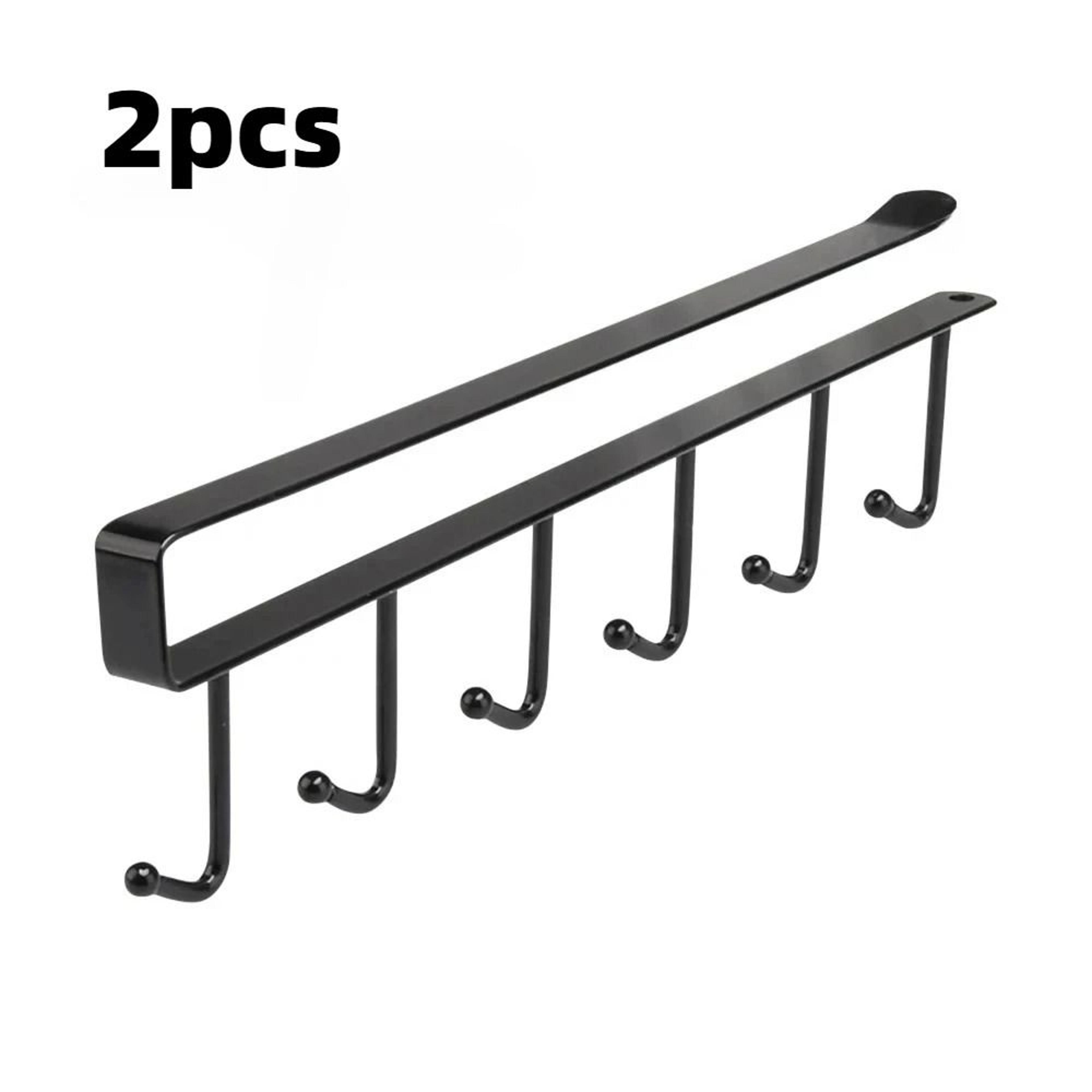 6 Hook Coffee Mug Holder And Cabinet Storage Rack 3