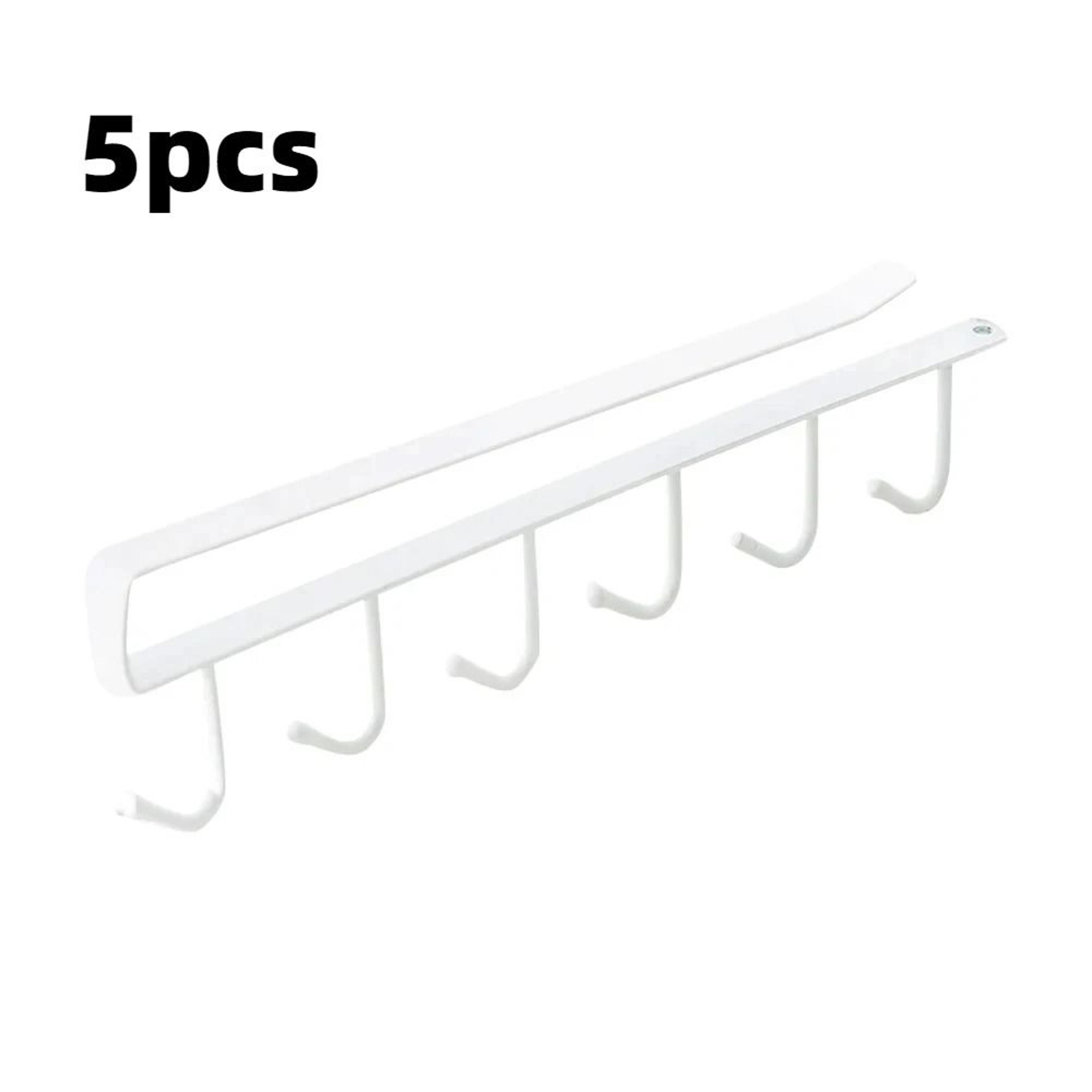 6 Hook Coffee Mug Holder And Cabinet Storage Rack 8