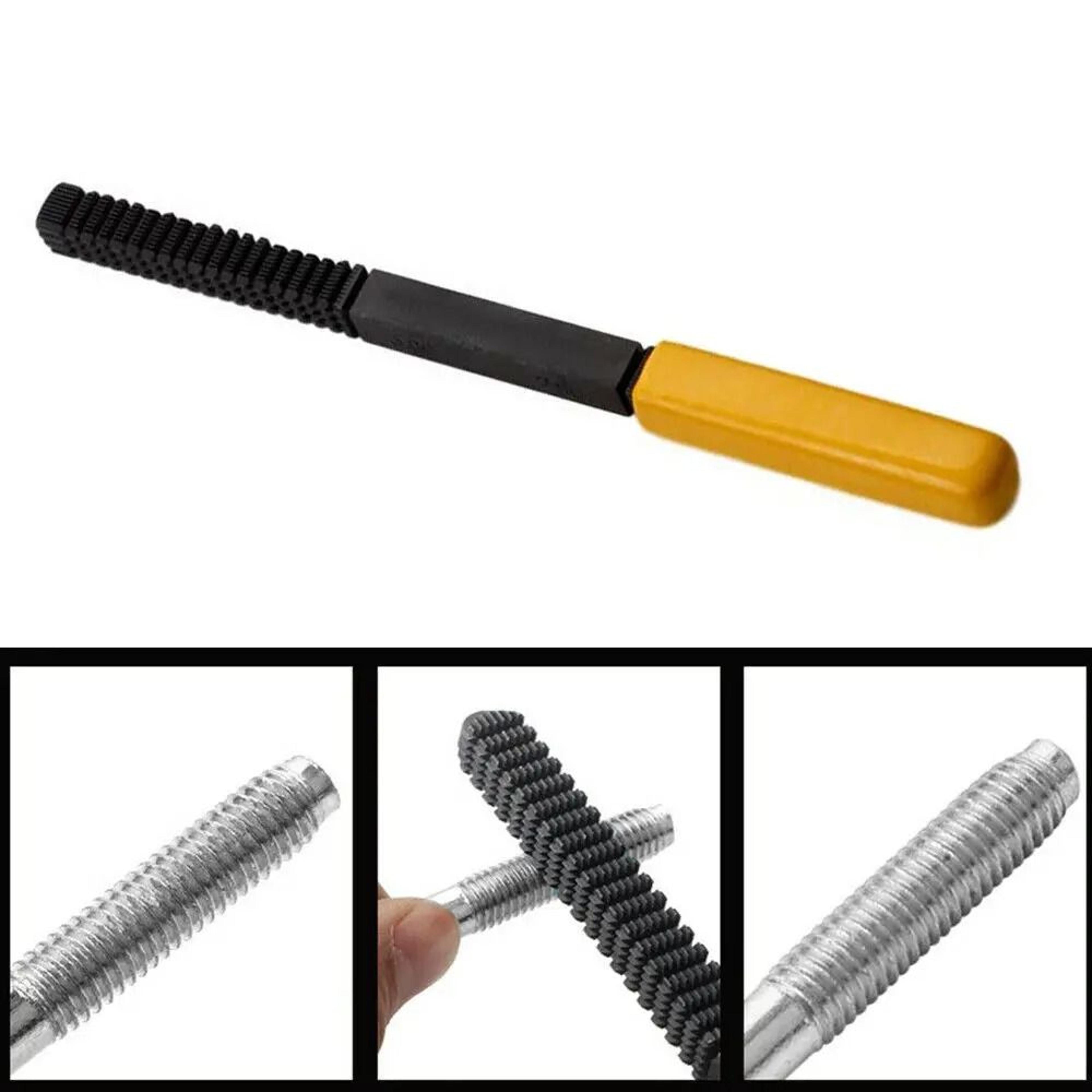 Metric Thread Repair File For Damaged Bolt Restoration 6
