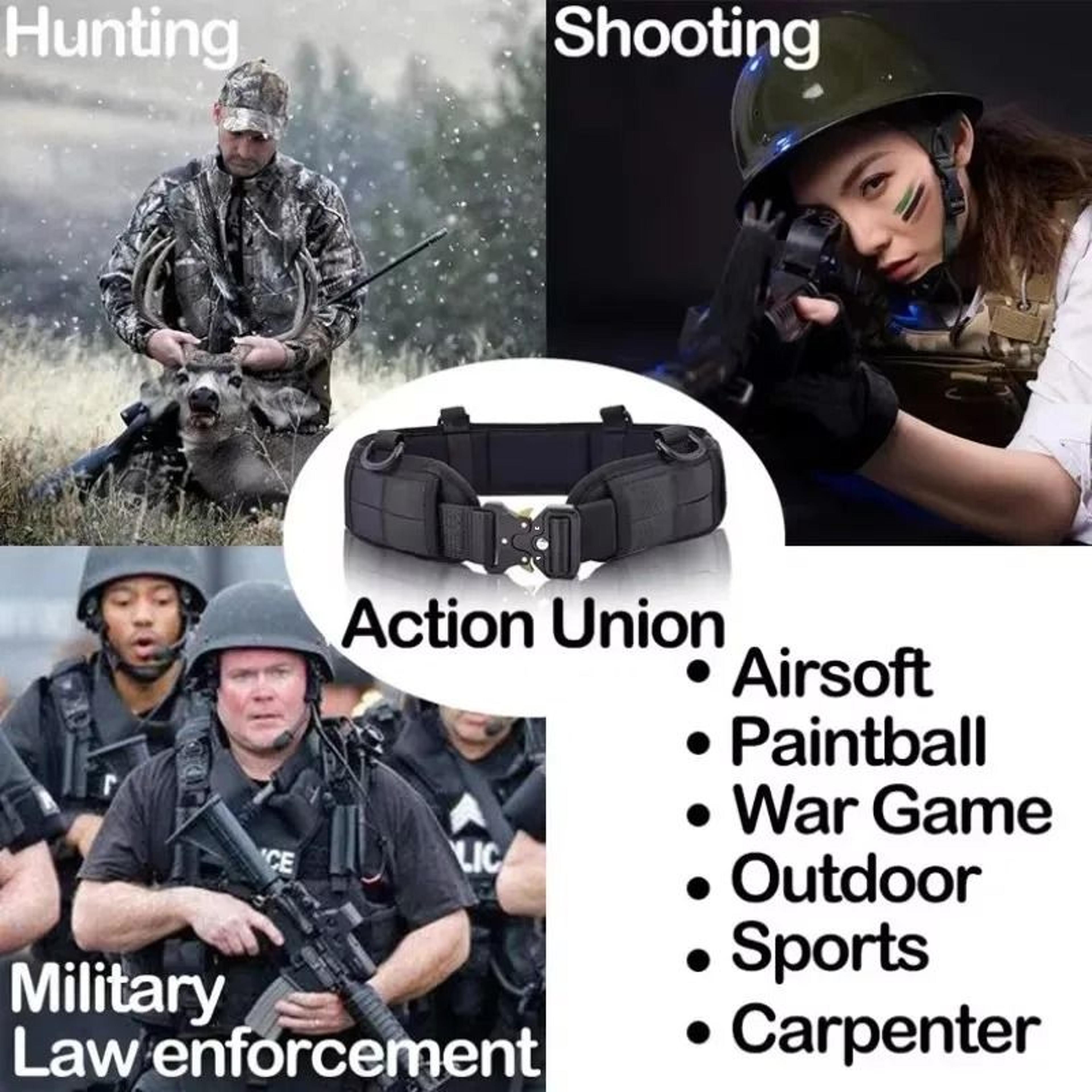 Breathable Quick Adjust Tactical EDC Waist Belt 5