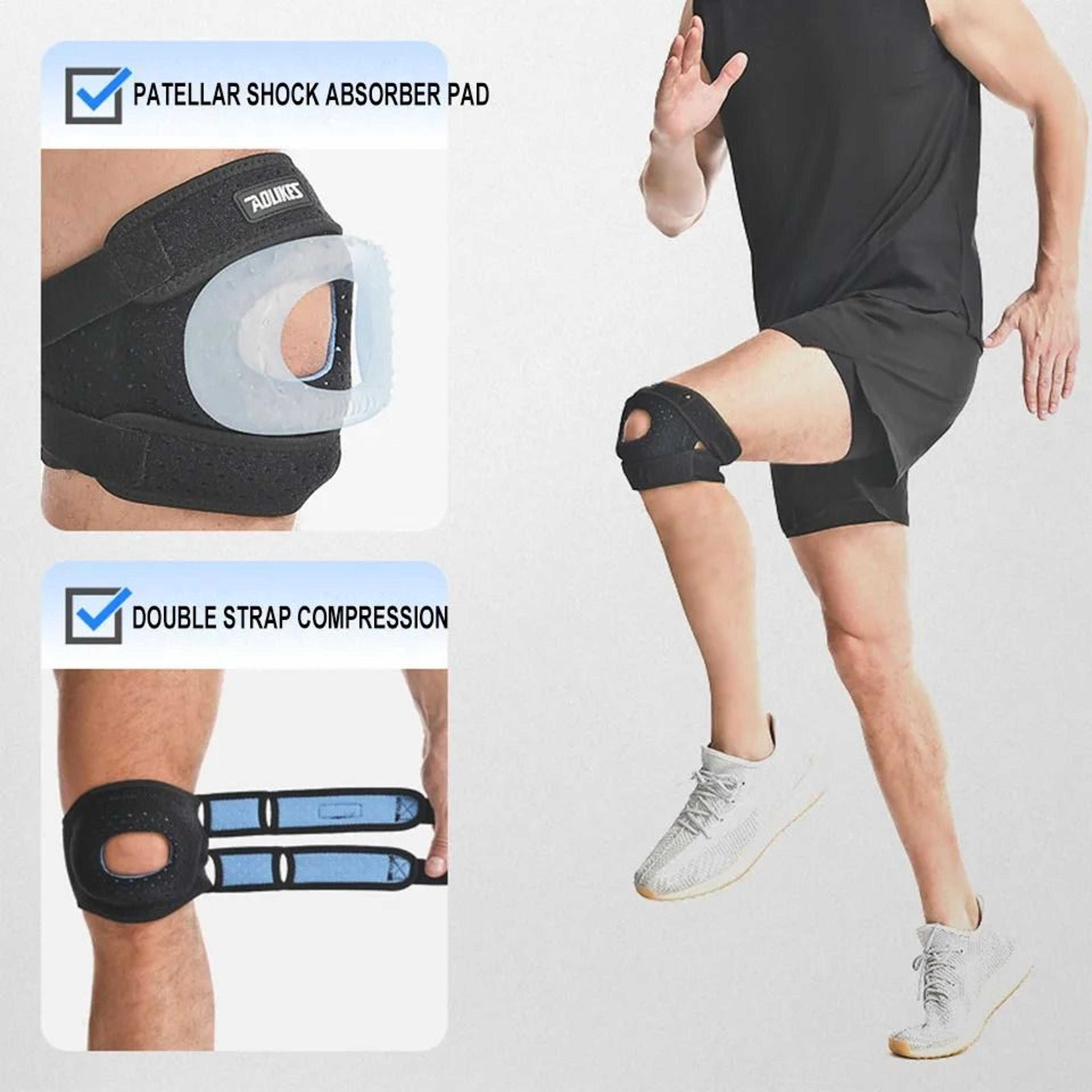 AOLIKES Adjustable Gel Pad Patella Knee Support Brace 9